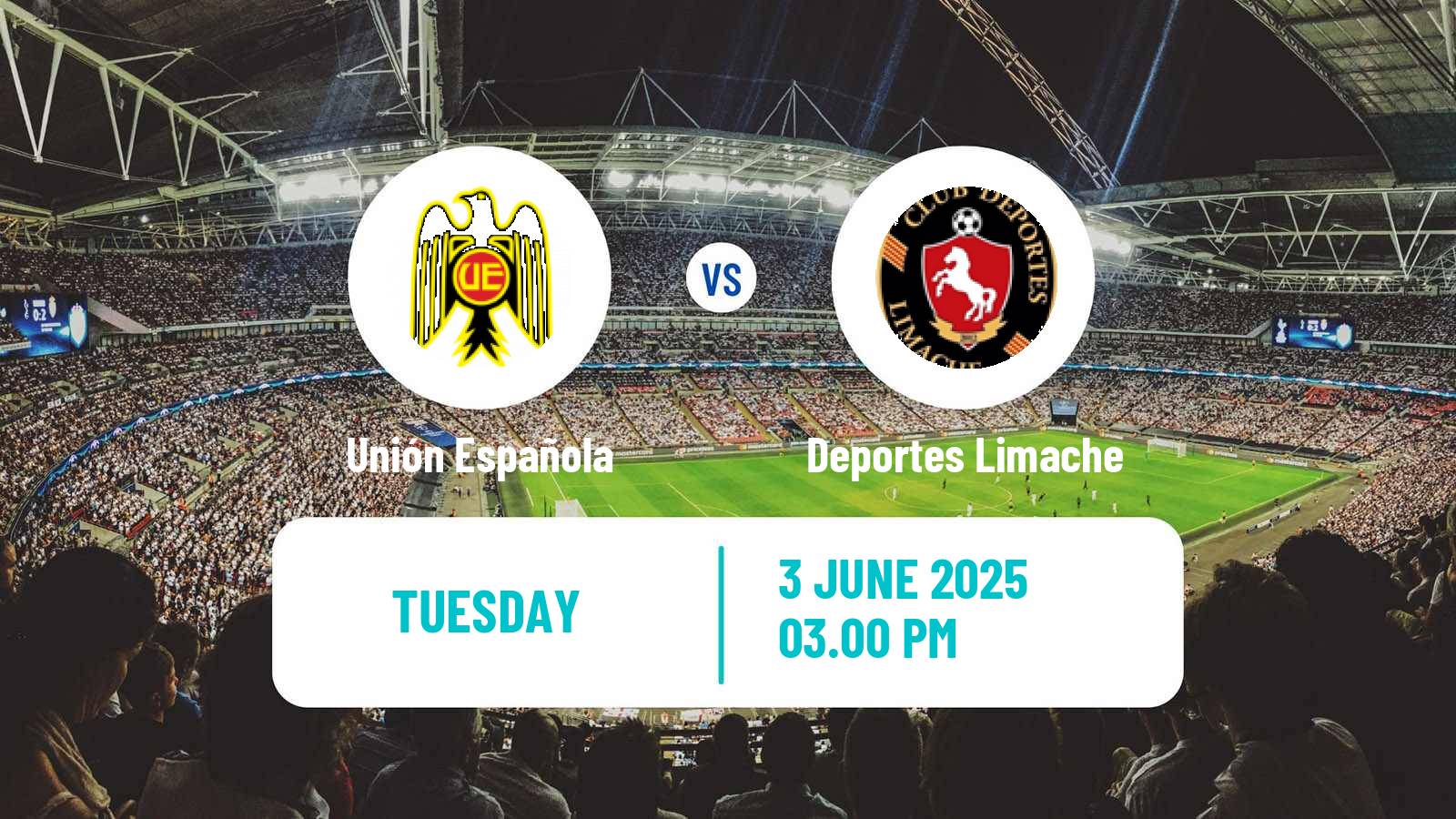 Soccer Chilean Primera Division Unión Española - Deportes Limache