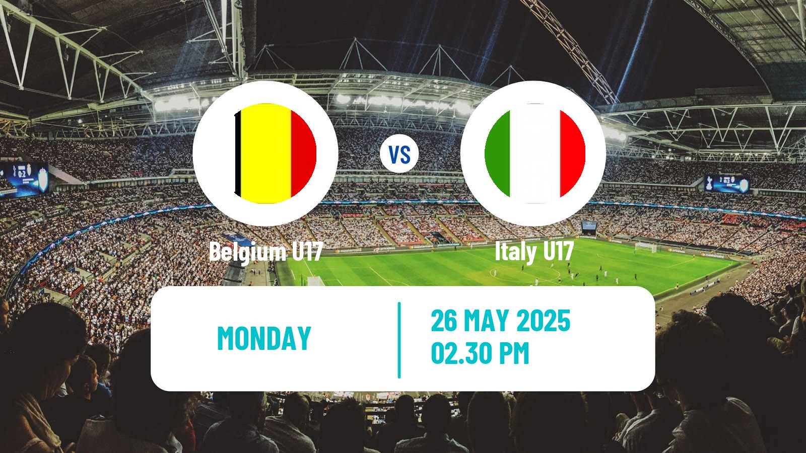 Soccer UEFA Euro U17 Belgium U17 - Italy U17