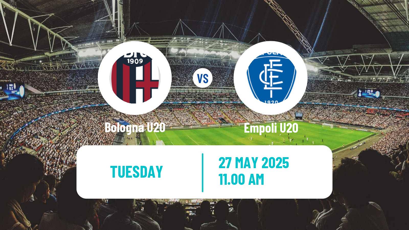 Soccer Italian Primavera 1 Bologna U20 - Empoli U20