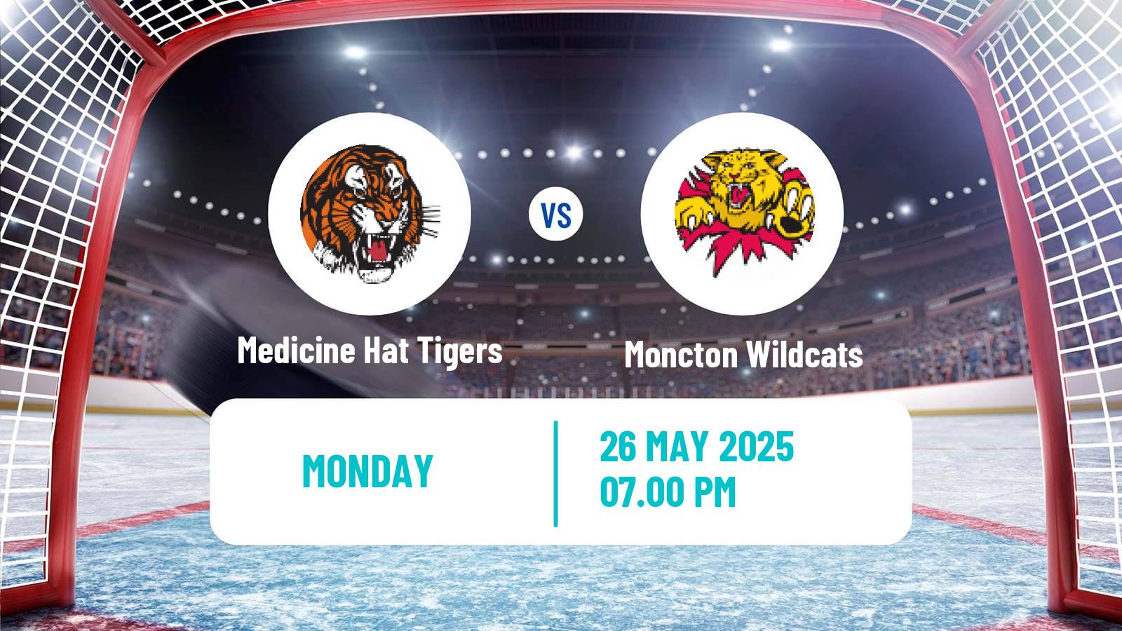 Hockey Memorial Cup Medicine Hat Tigers - Moncton Wildcats