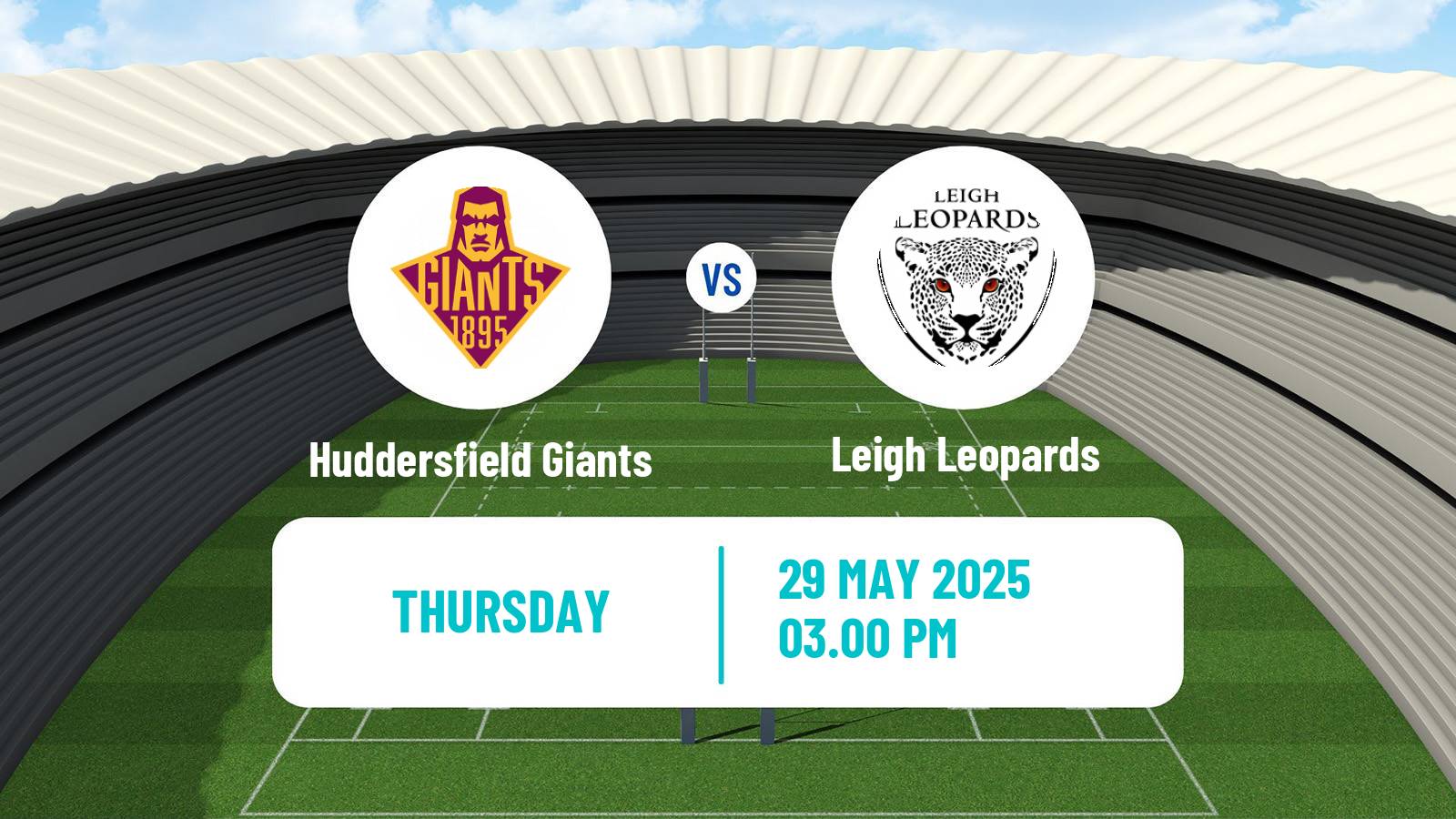 Rugby league Super League Rugby Huddersfield Giants - Leigh Leopards