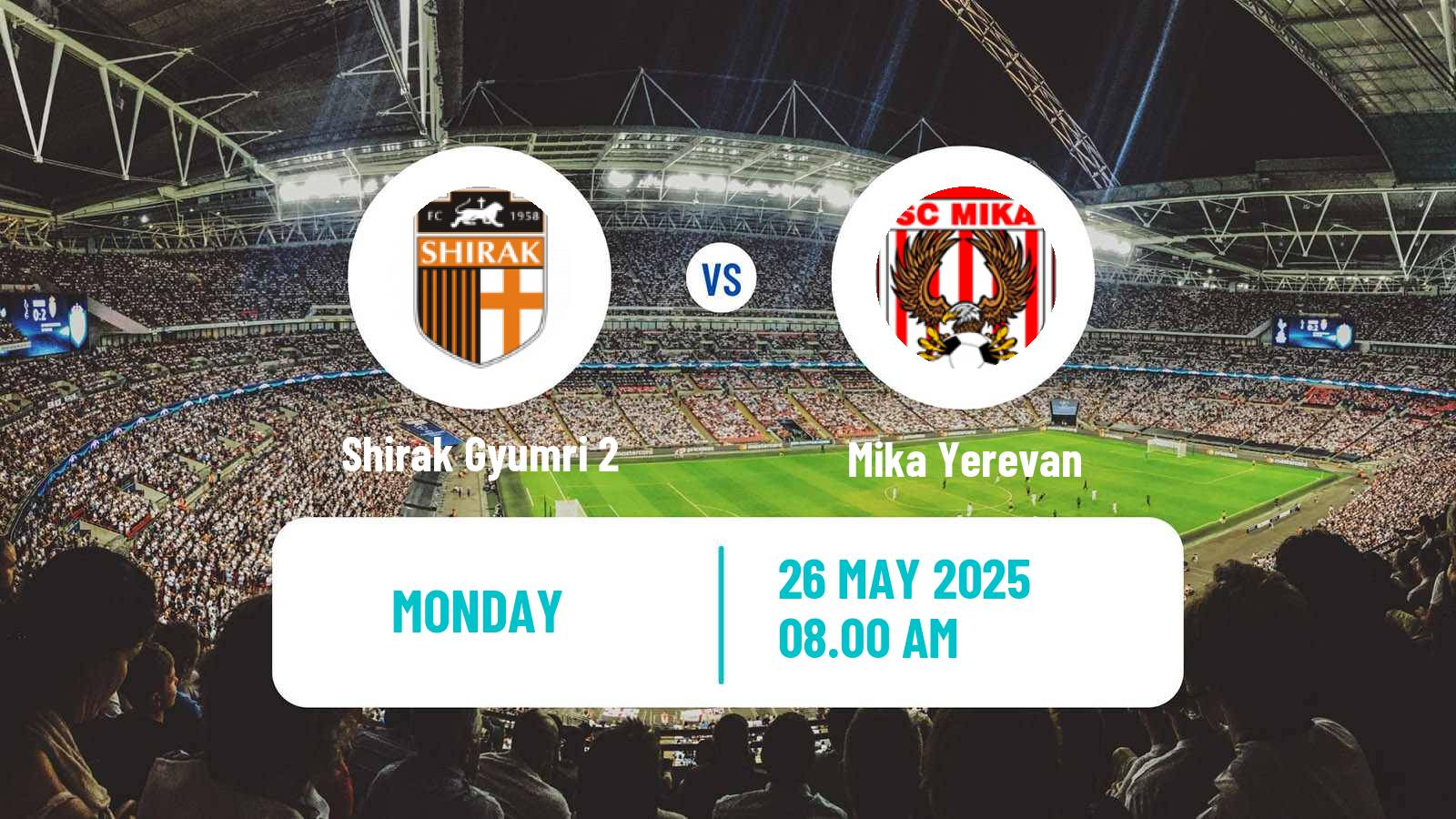 Soccer Armenian First League Shirak Gyumri 2 - Mika Yerevan