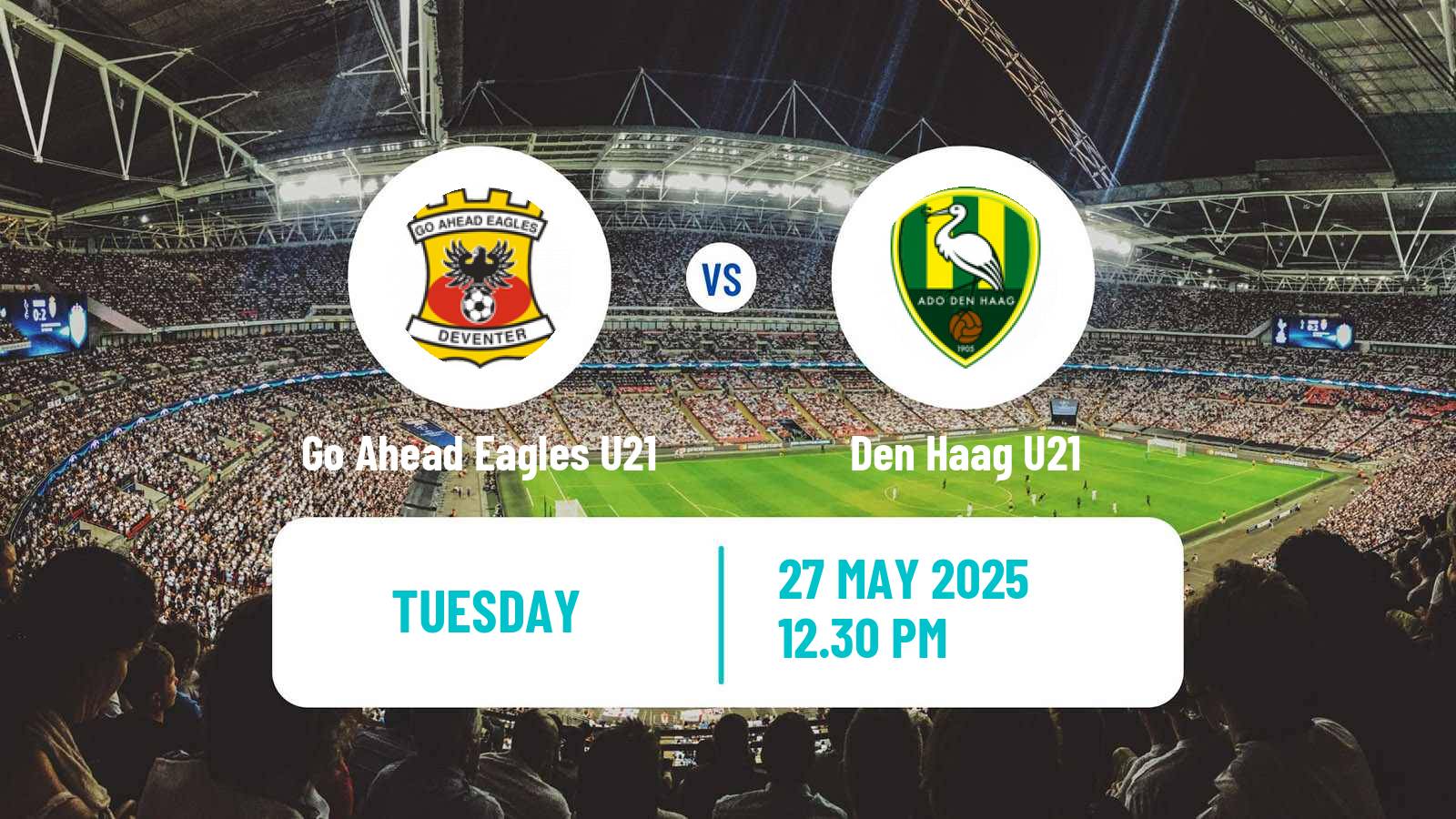 Soccer Dutch Divisie 1 U21 Go Ahead Eagles U21 - Den Haag U21