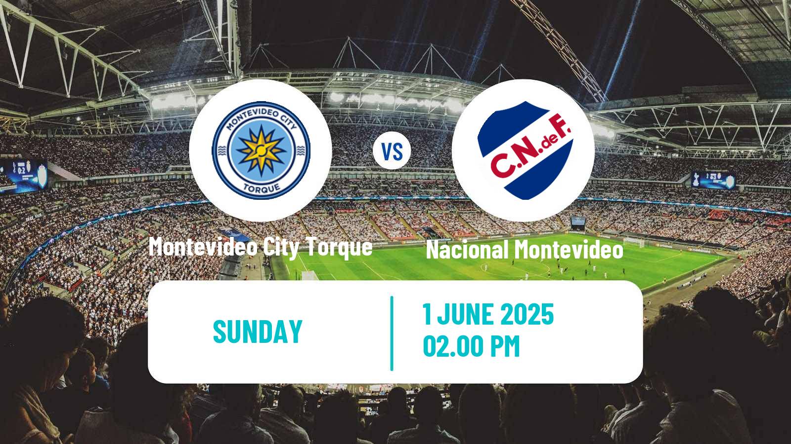 Soccer Uruguayan Primera Division Montevideo City Torque - Nacional Montevideo