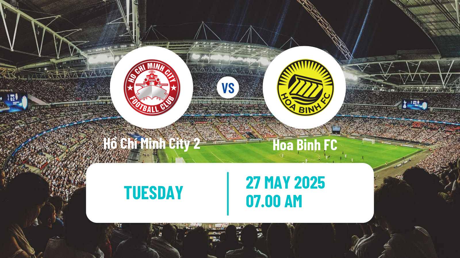 Soccer Vietnamese V League 2 Hồ Chí Minh City 2 - Hoa Binh