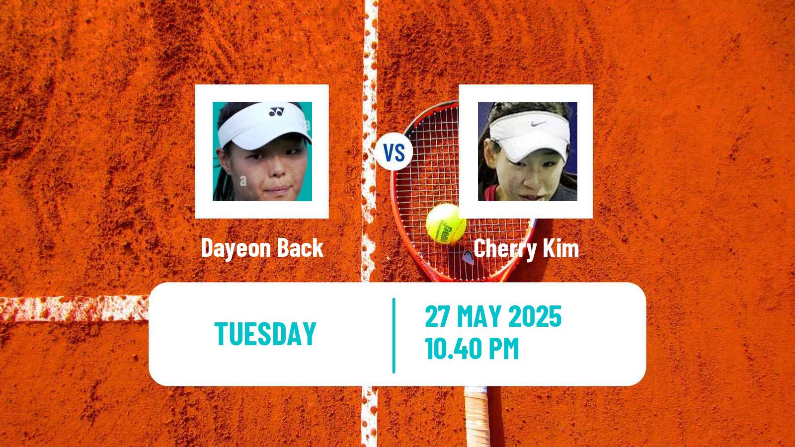Tennis ITF W15 Daegu Women Dayeon Back - Cherry Kim