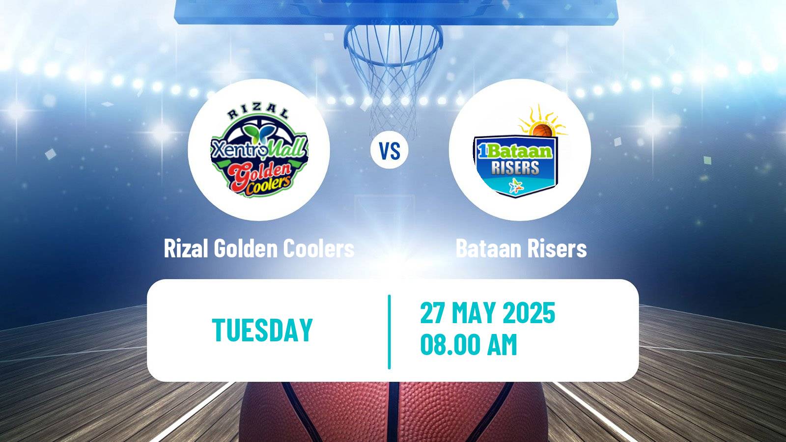 Basketball Philippines MBPL  Rizal Golden Coolers - Bataan Risers