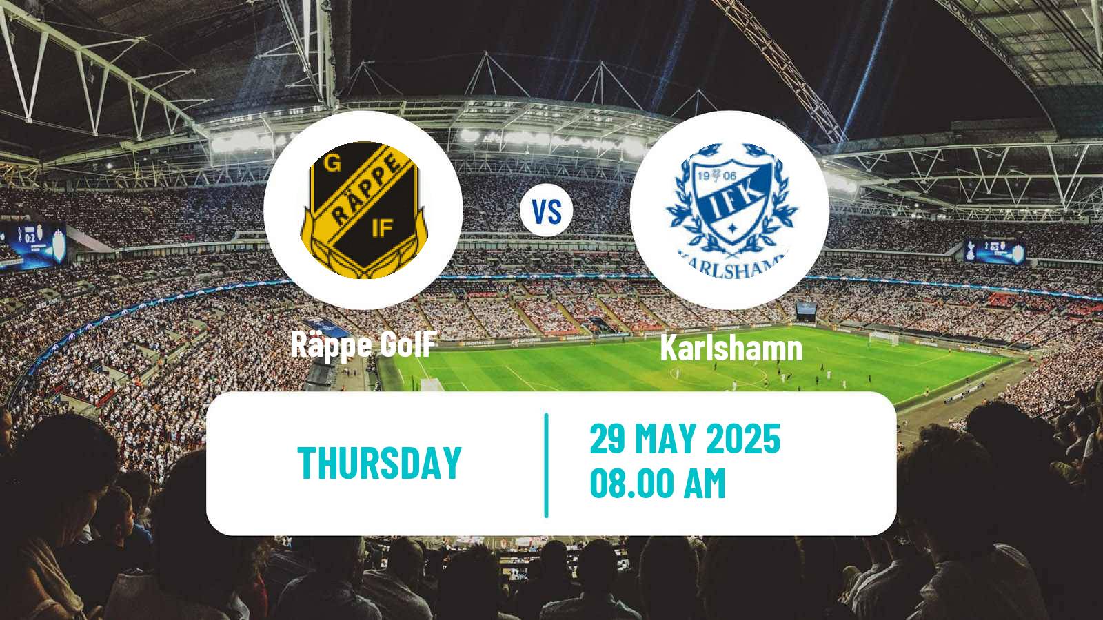 Soccer Swedish Division 2 - Södra Götaland Räppe GoIF - Karlshamn