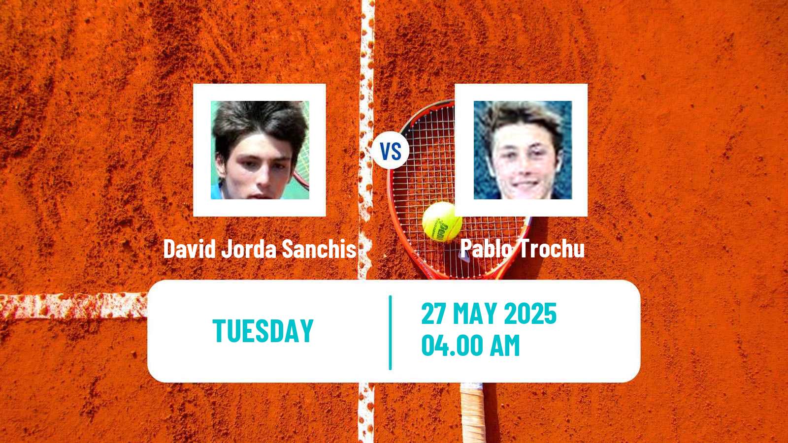 Tennis ITF M25 Carnac Men David Jorda Sanchis - Pablo Trochu