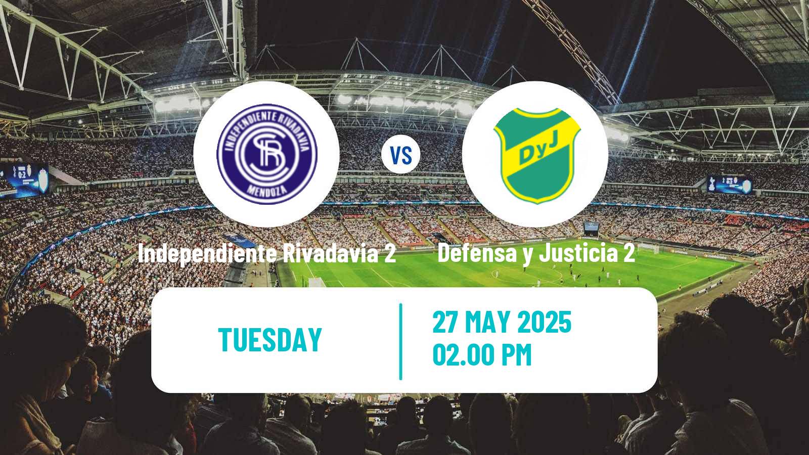 Soccer Argentinian Reserve League Independiente Rivadavia 2 - Defensa y Justicia 2