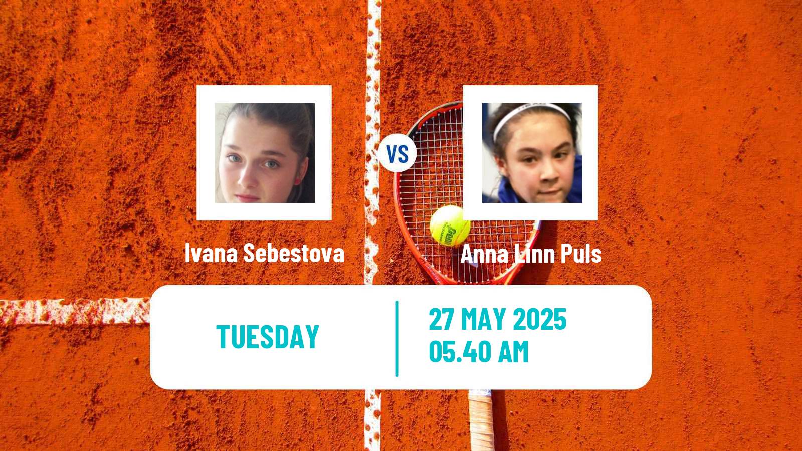 Tennis ITF W15 Merzig Women Ivana Sebestova - Anna Linn Puls