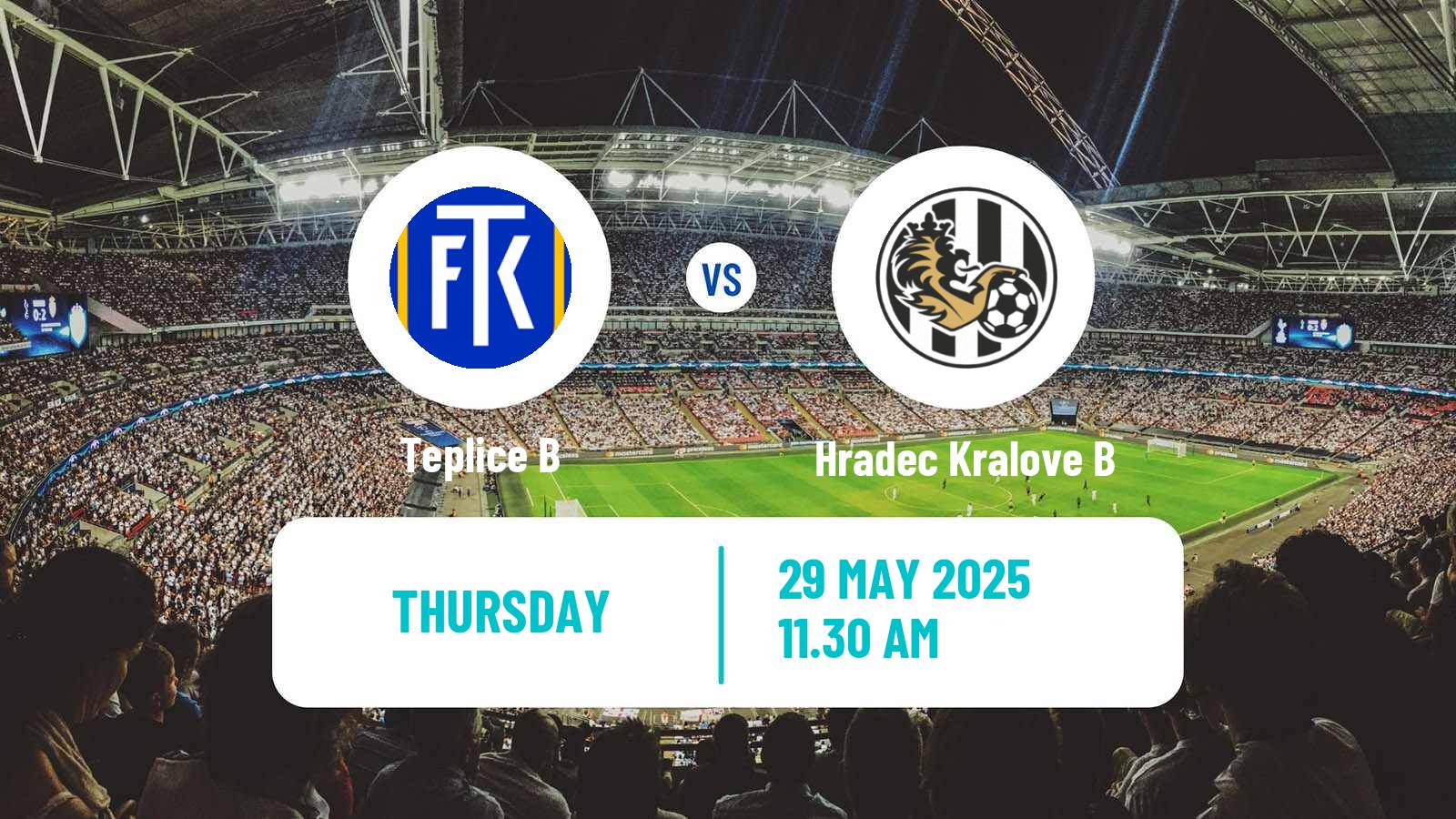 Soccer Czech CFL Group B Teplice B - Hradec Kralove B