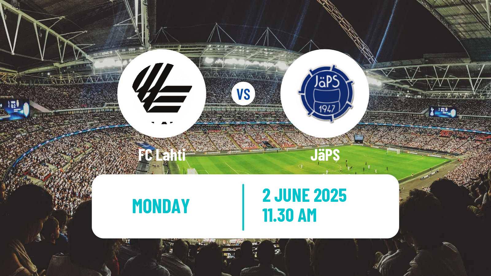 Soccer Finnish Ykkosliiga Lahti - JäPS
