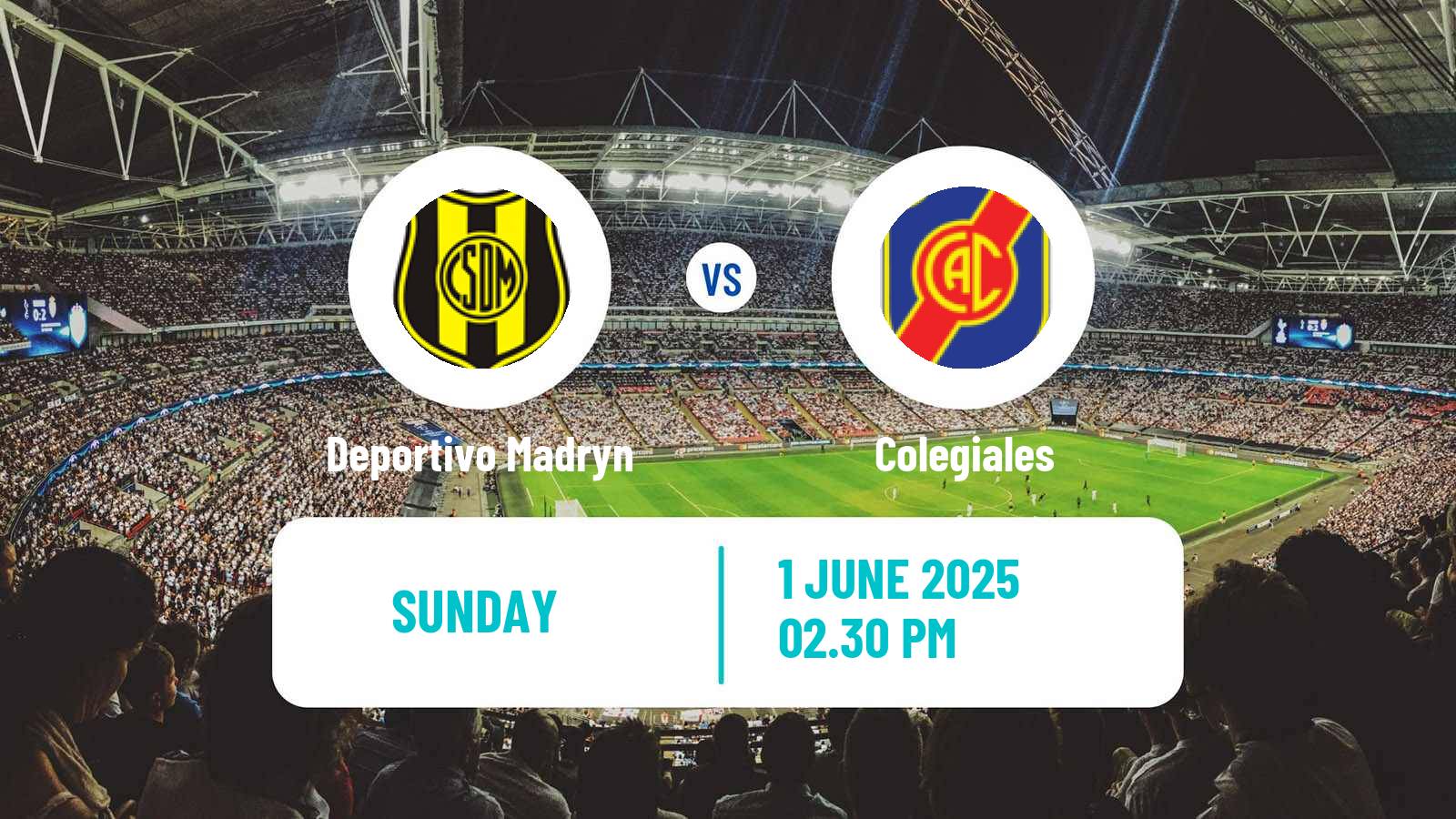 Soccer Argentinian Primera Nacional Deportivo Madryn - Colegiales
