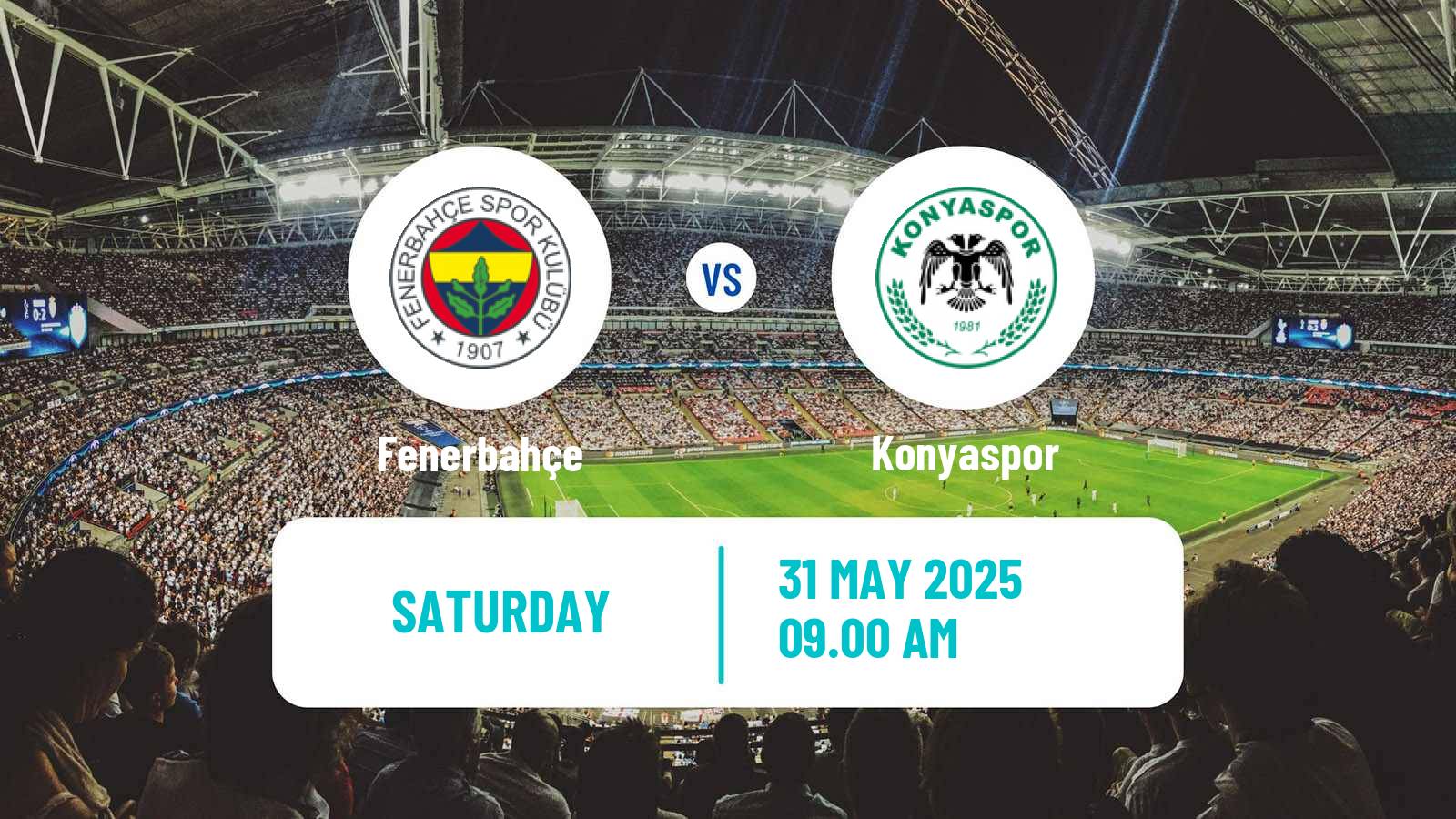 Soccer Turkish Super League Fenerbahçe - Konyaspor