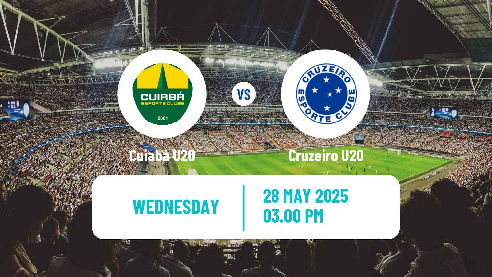 Soccer Brasileiro U20 Cuiabá U20 - Cruzeiro U20