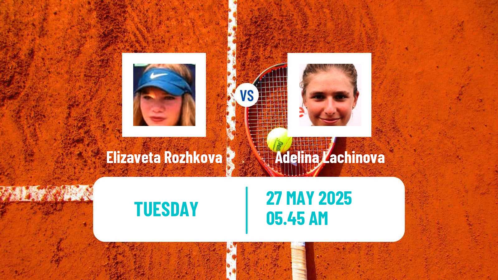 Tennis ITF W15 Kayseri Women Elizaveta Rozhkova - Adelina Lachinova
