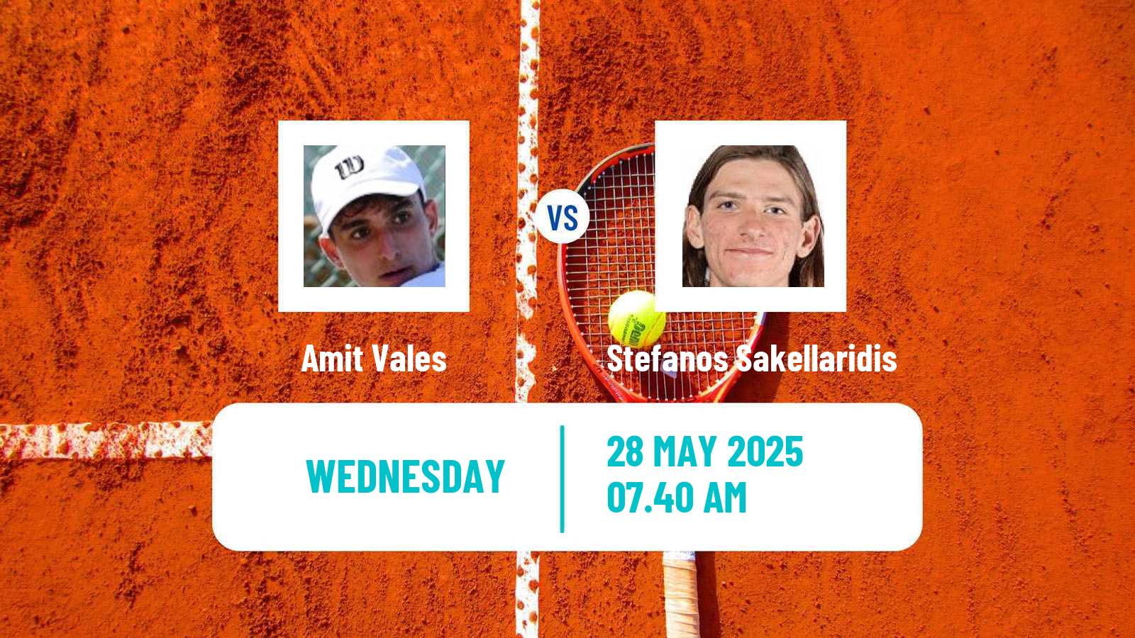 Tennis ITF M25 Heraklion Men Amit Vales - Stefanos Sakellaridis