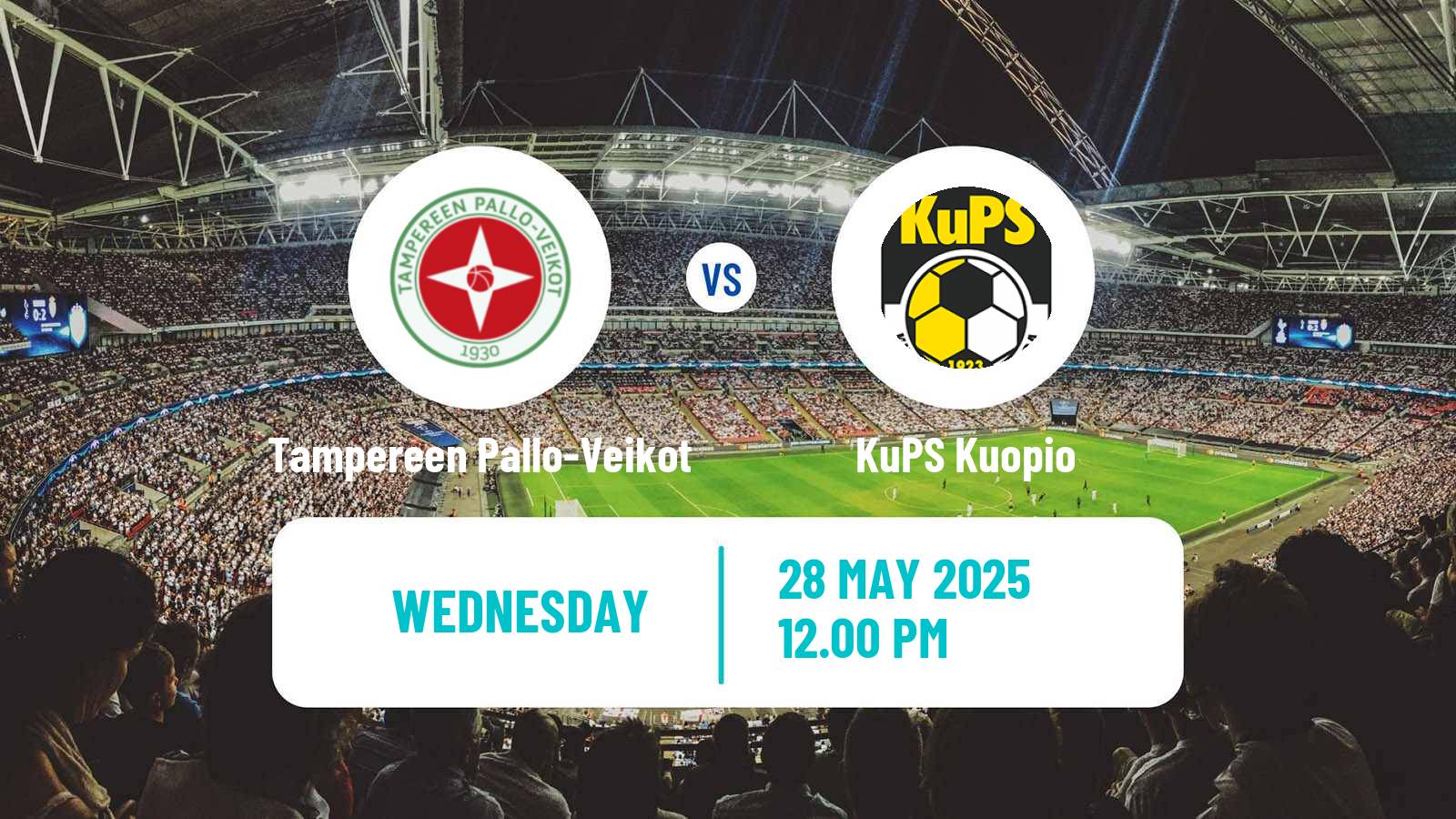 Soccer Finnish Cup Tampereen Pallo-Veikot - KuPS Kuopio