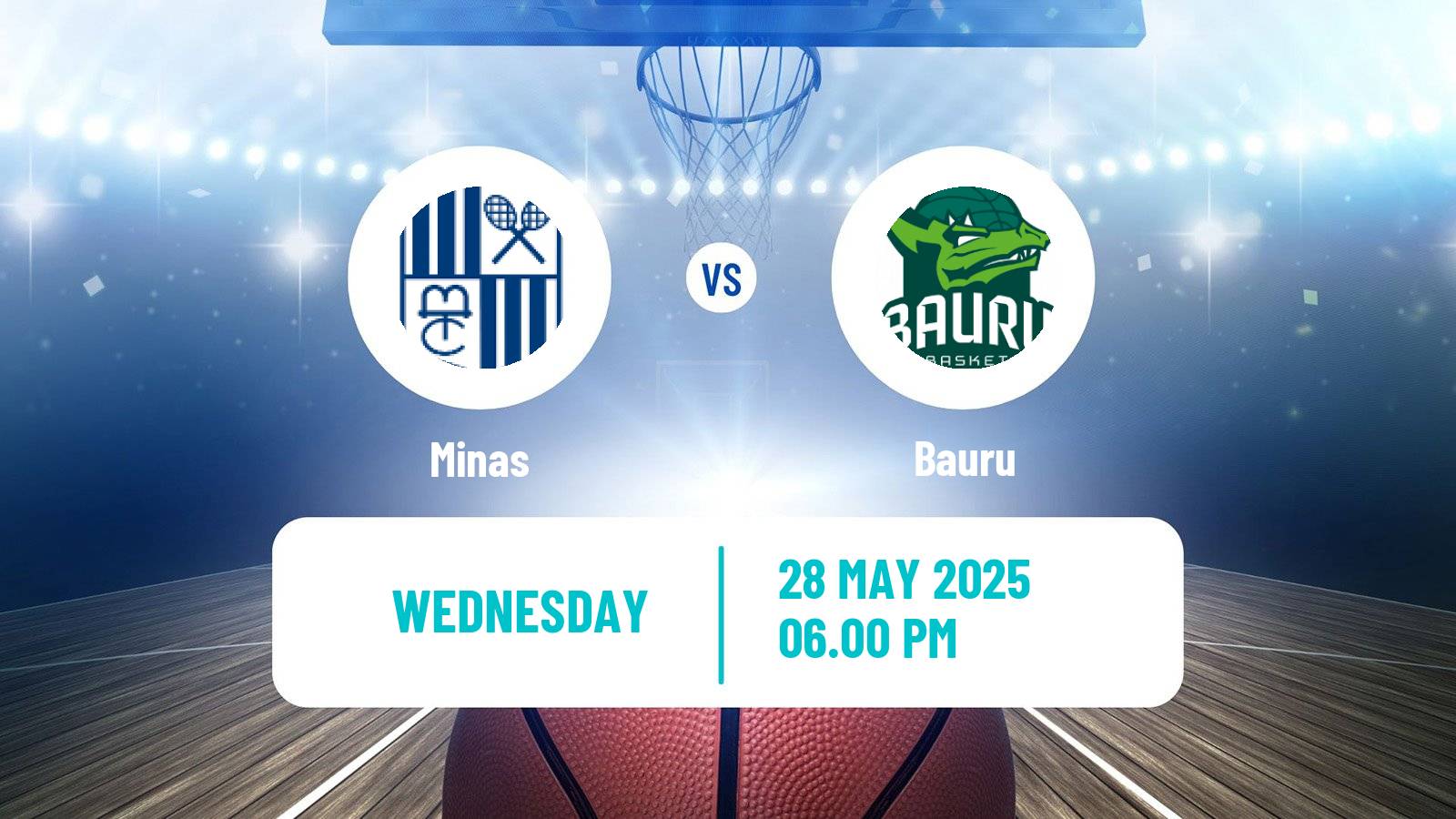 Basketball Brazilian NBB Minas - Bauru