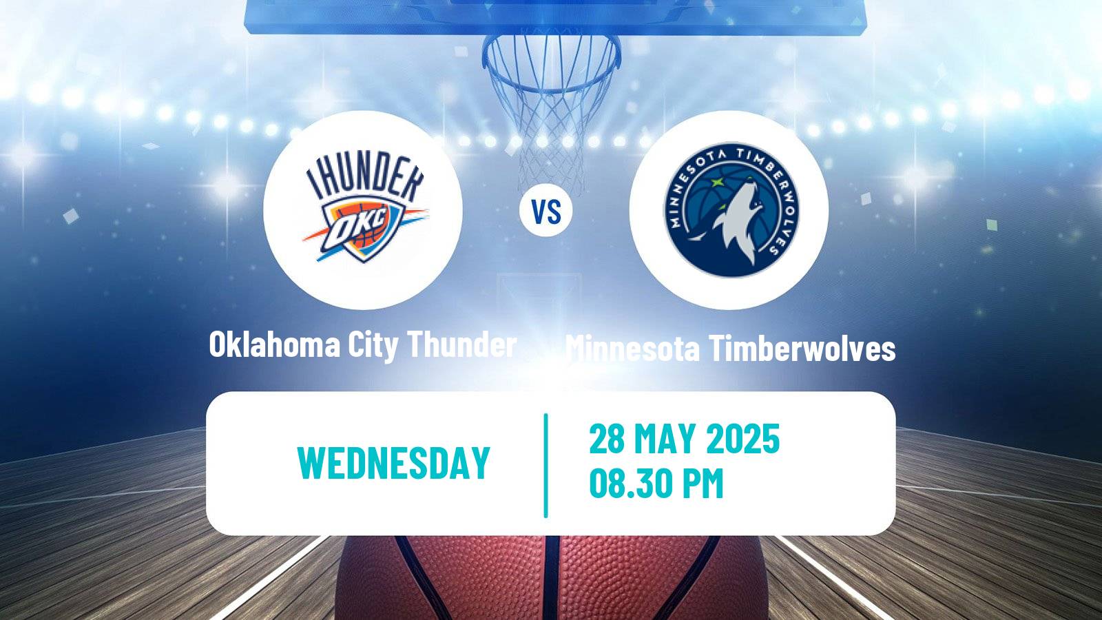 Basketball NBA Oklahoma City Thunder - Minnesota Timberwolves