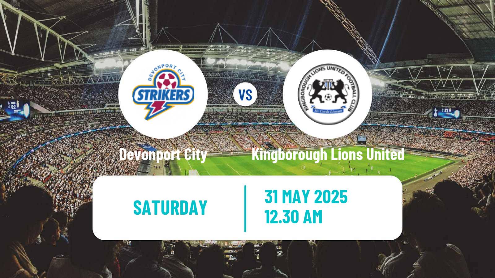 Soccer Australian NPL Tasmania Devonport City - Kingborough Lions United