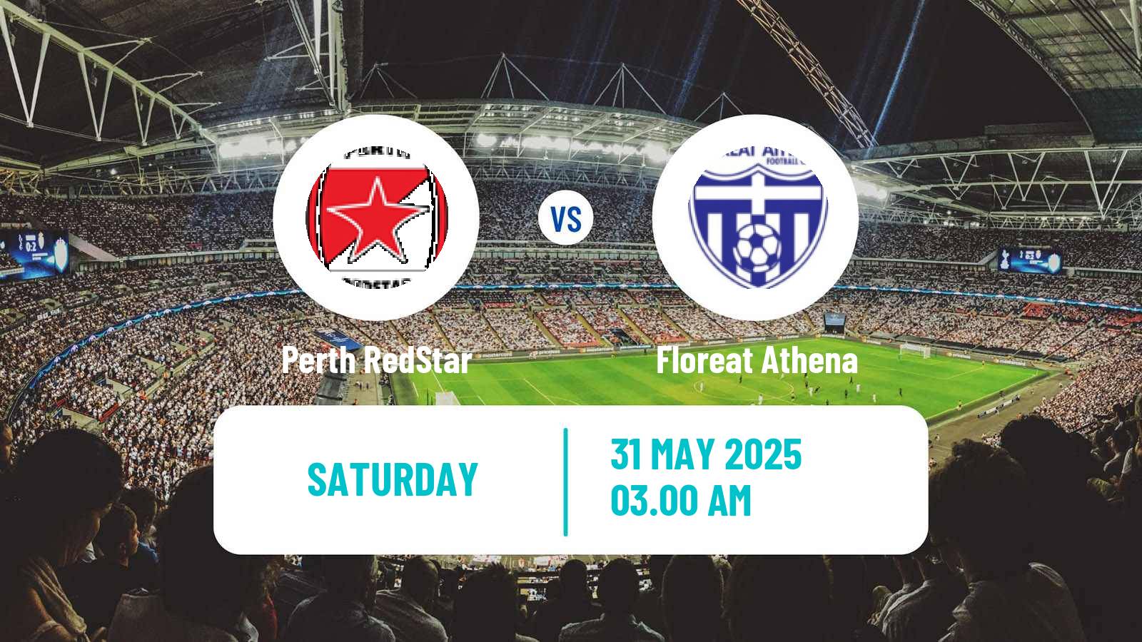 Soccer Australian NPL Western Australia Perth RedStar - Floreat Athena