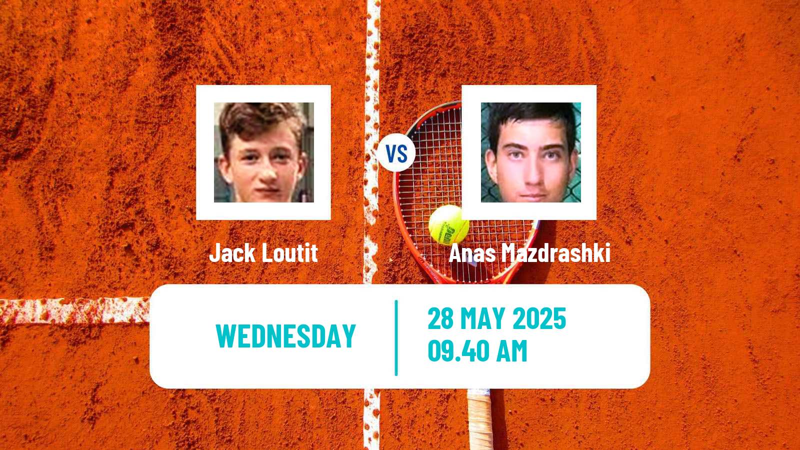 Tennis ITF M15 Monastir 21 Men Jack Loutit - Anas Mazdrashki