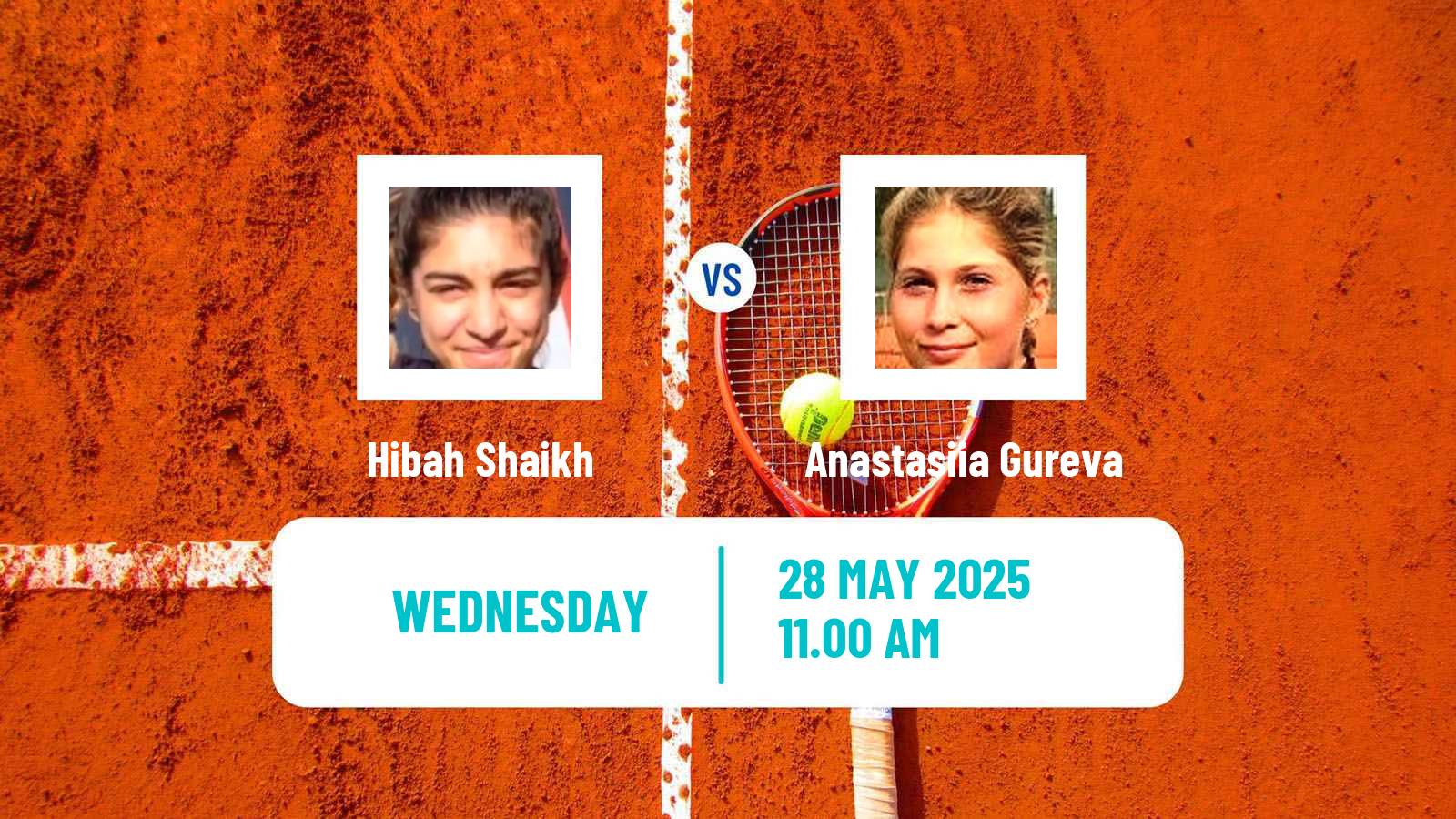 Tennis ITF W15 Monastir 21 Women Hibah Shaikh - Anastasiia Gureva