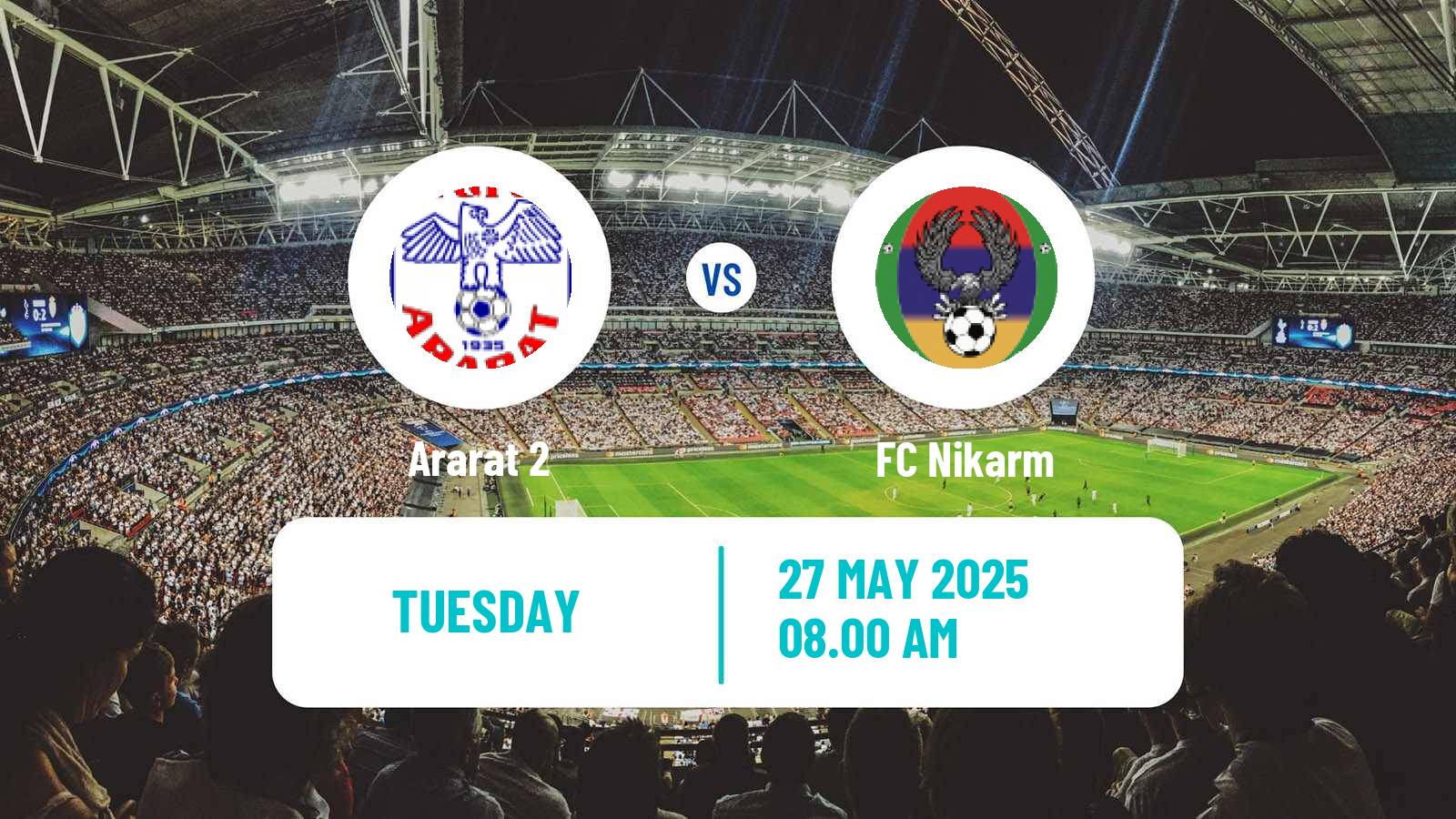 Soccer Armenian First League Ararat 2 - Nikarm