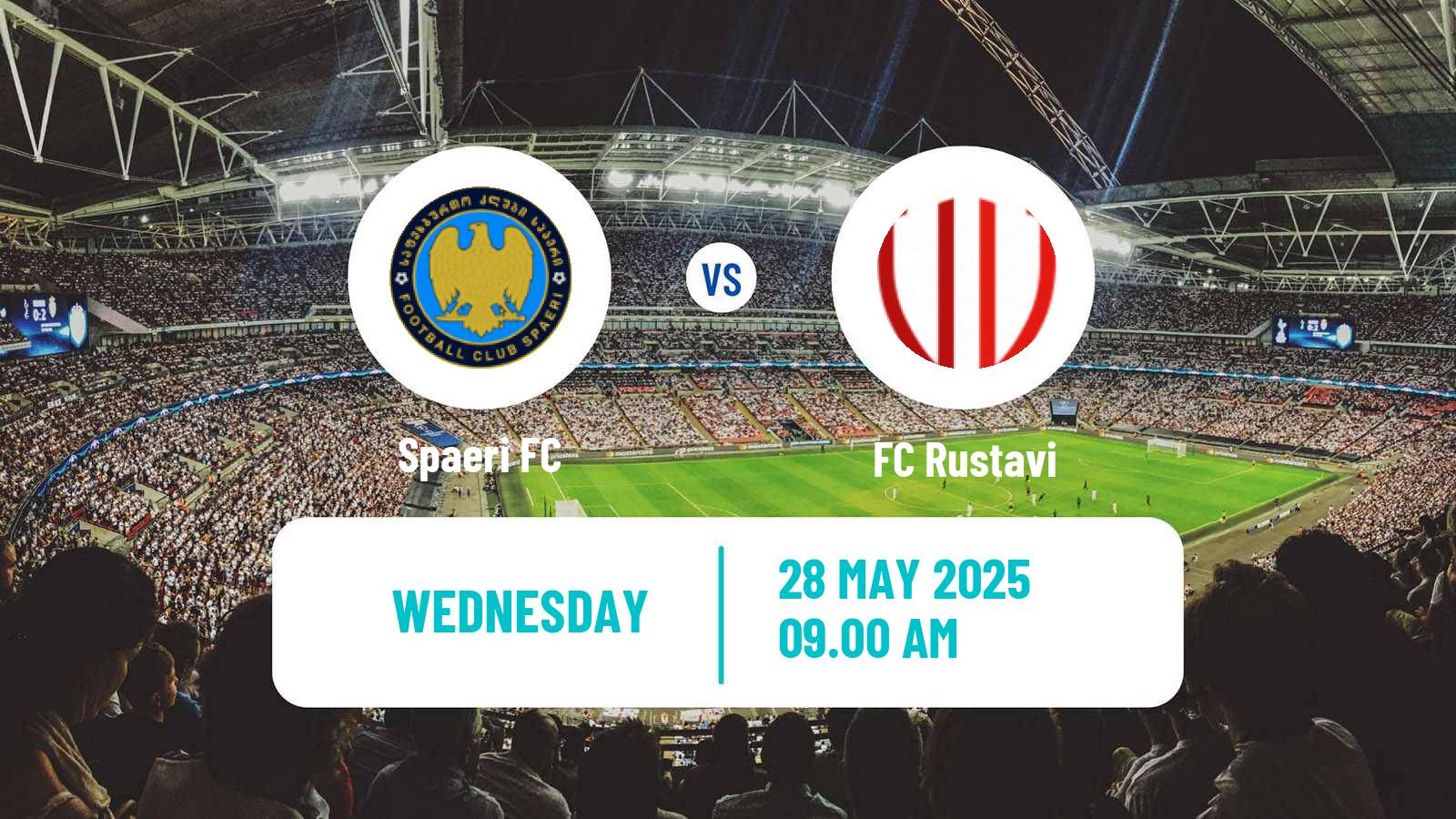 Soccer Georgian Erovnuli Liga 2 Spaeri - Rustavi