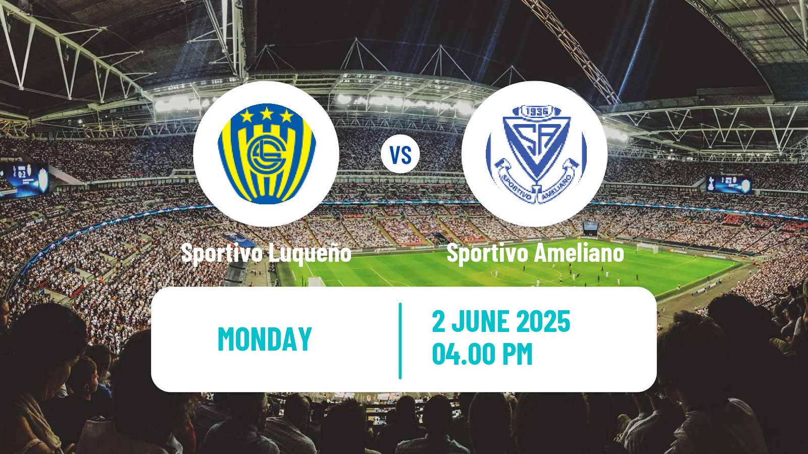 Soccer Paraguayan Primera Division Sportivo Luqueño - Sportivo Ameliano