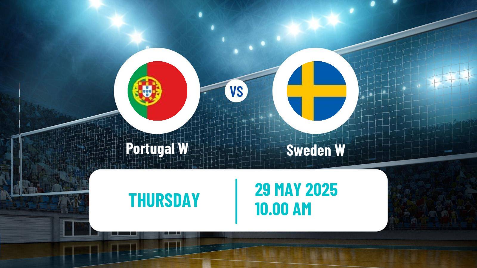 Volleyball Golden European League Volleyball Women Portugal W - Sweden W