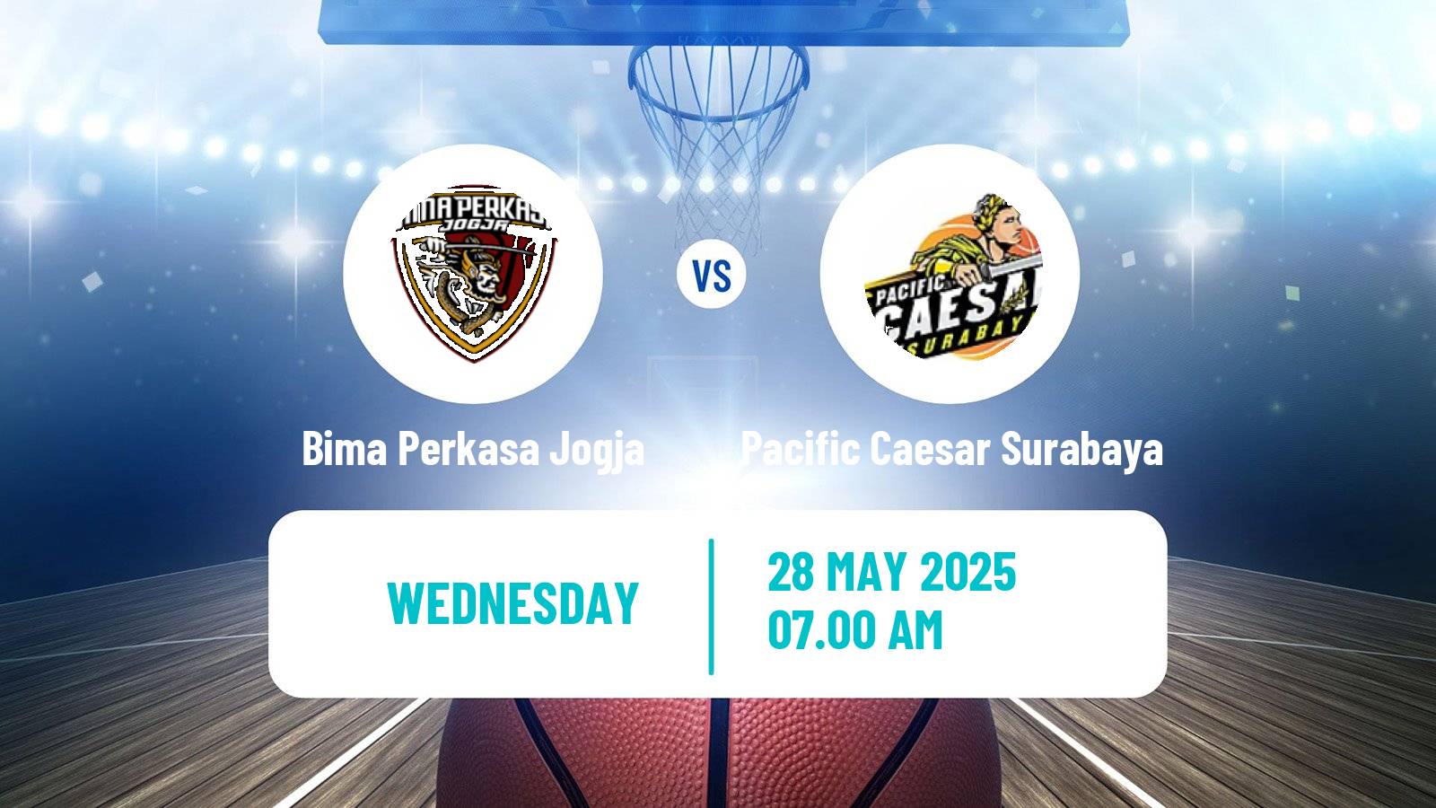Basketball Indonesian IBL Bima Perkasa Jogja - Pacific Caesar Surabaya
