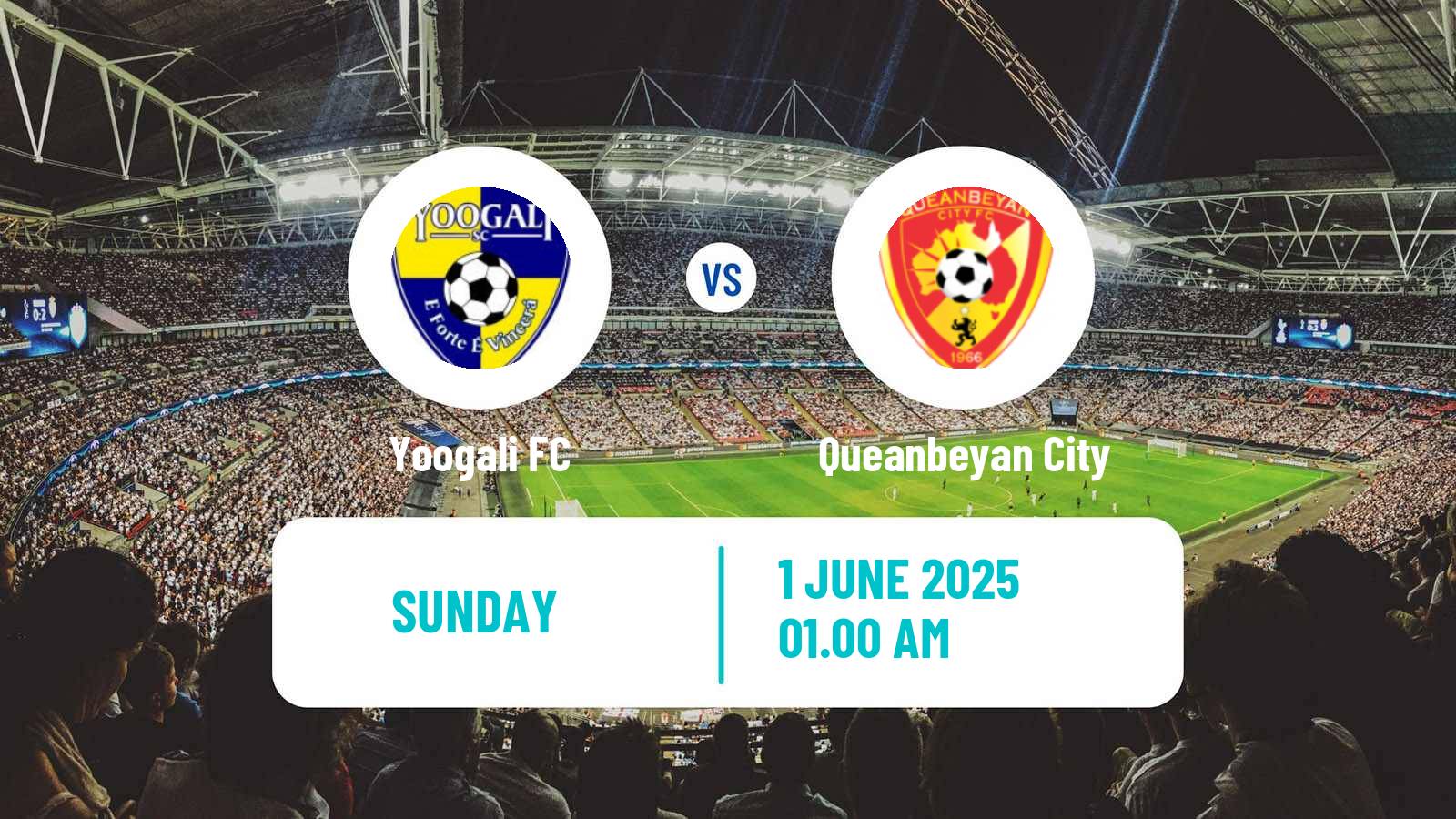 Soccer Australian NPL ACT Yoogali - Queanbeyan City