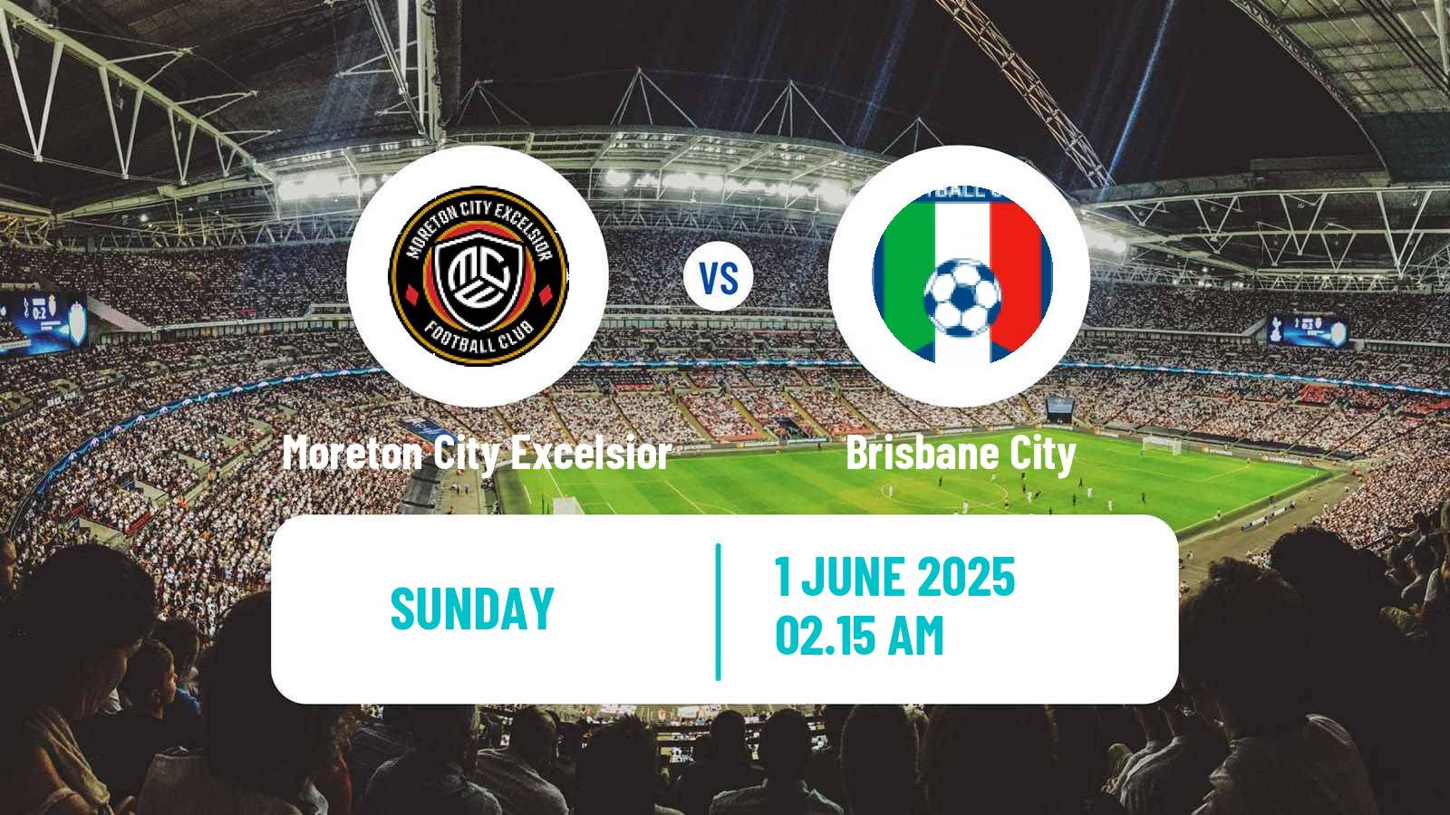 Soccer Australian NPL Queensland Moreton City Excelsior - Brisbane City