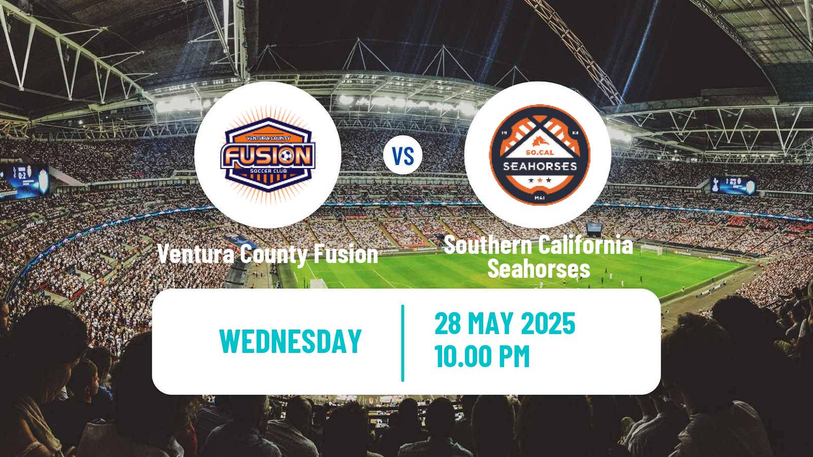 Soccer USL League Two Ventura County Fusion - Southern California Seahorses