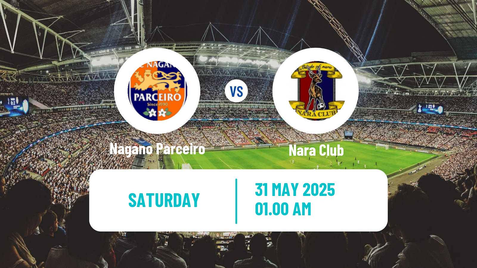 Soccer Japan J3 League Nagano Parceiro - Nara Club