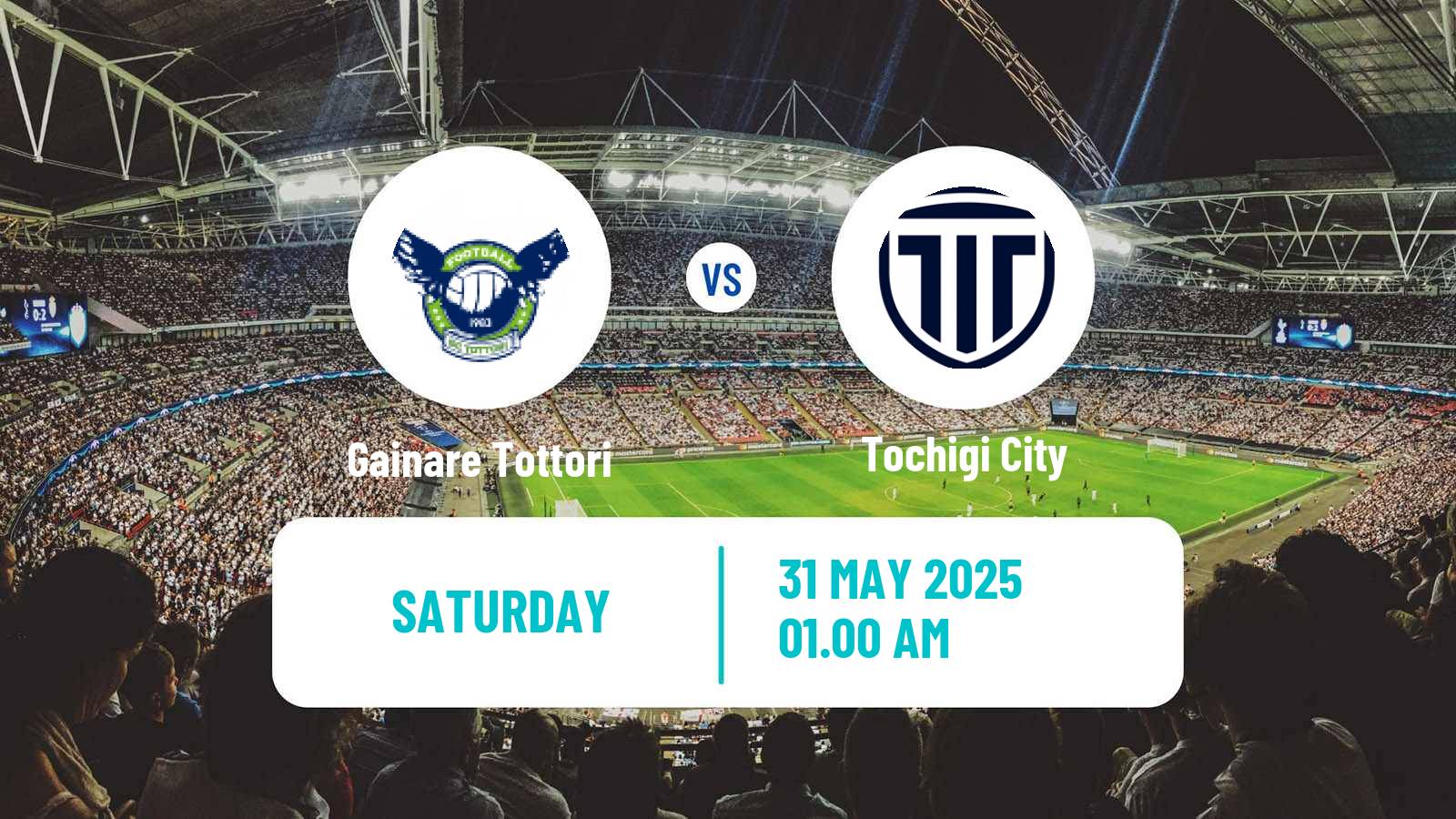 Soccer Japan J3 League Gainare Tottori - Tochigi City