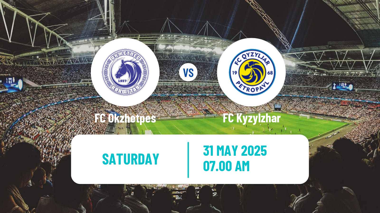 Soccer Kazakh Premier League Okzhetpes - Kyzylzhar