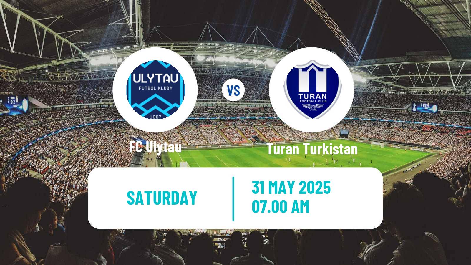 Soccer Kazakh Premier League Ulytau - Turan Turkistan