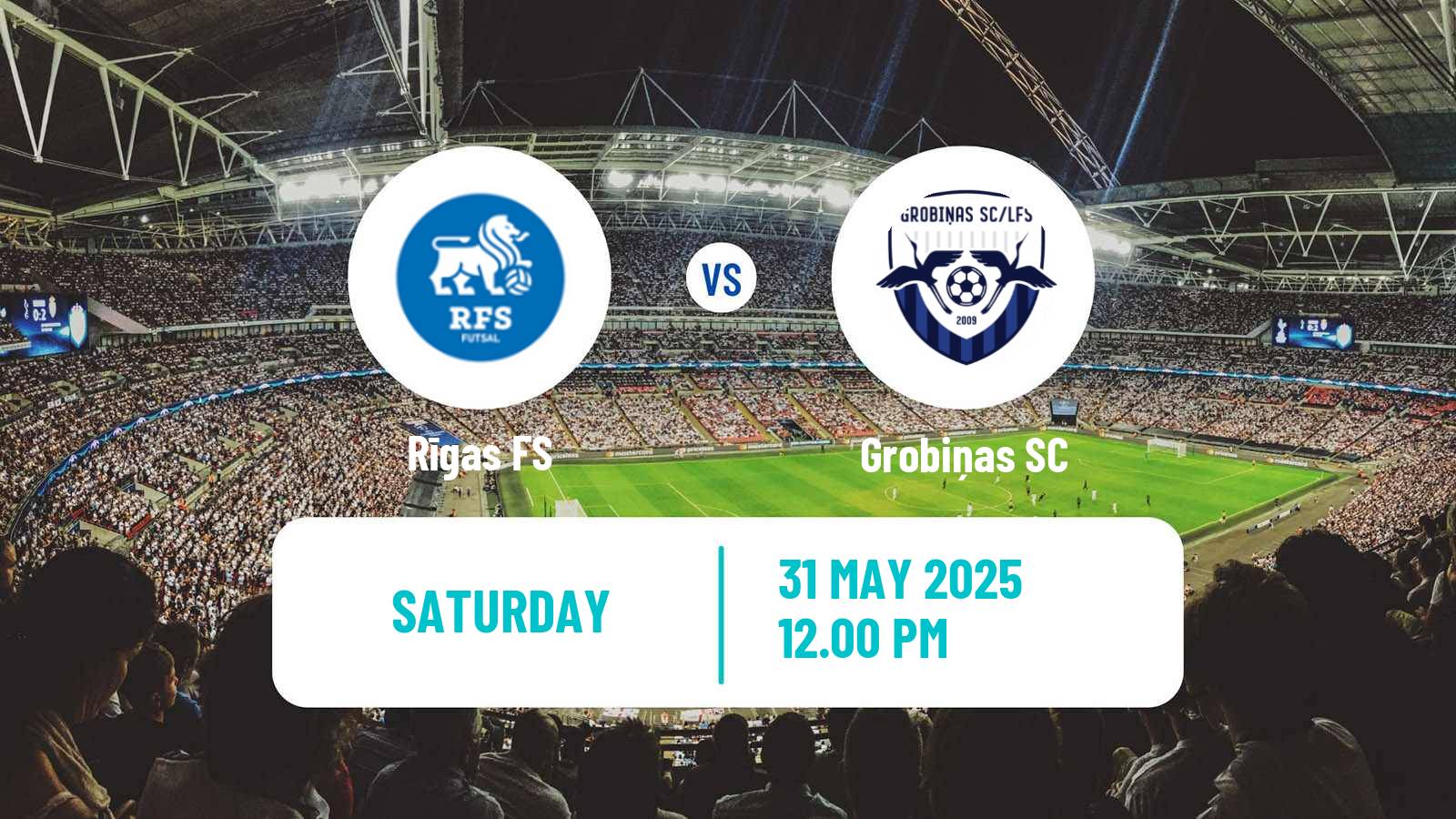 Soccer Latvian Virsliga RFS - Grobiņa
