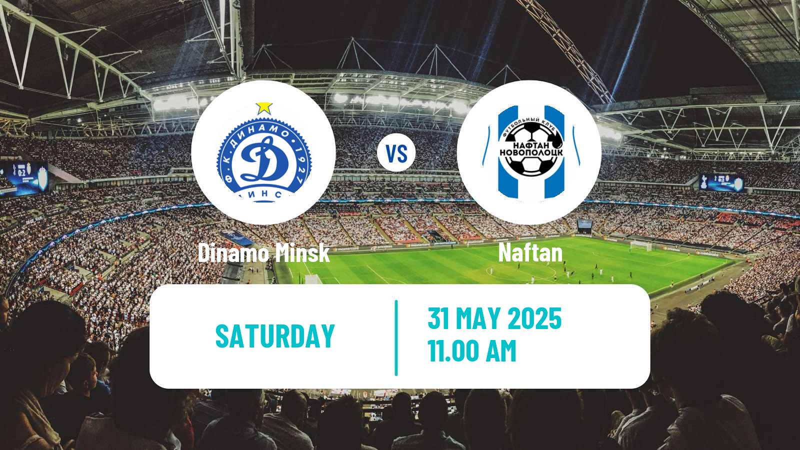 Soccer Belarusian Vysshaya Liga Dinamo Minsk - Naftan