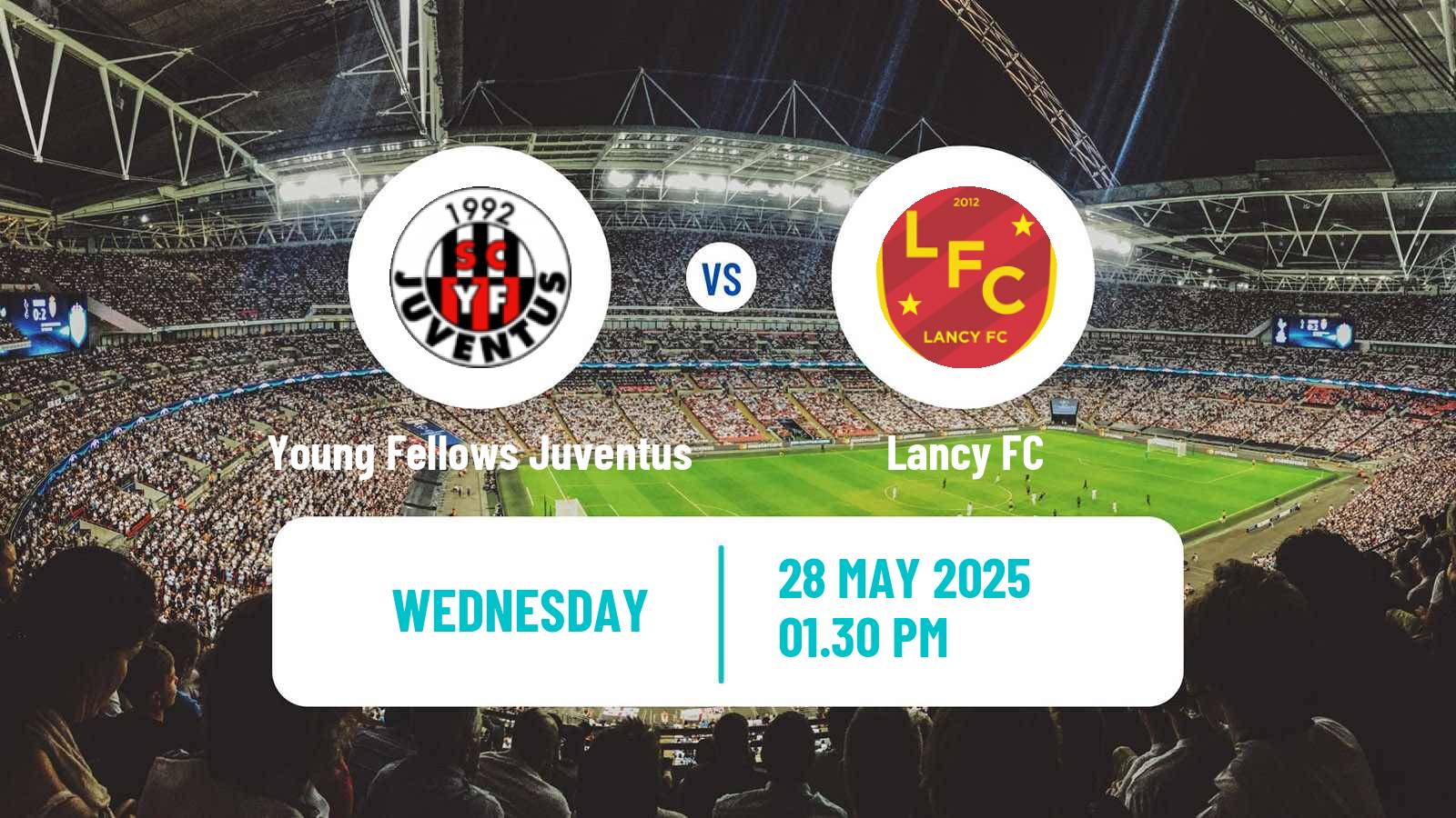 Soccer Swiss 1 Liga Classic Group 1 Young Fellows Juventus - Lancy
