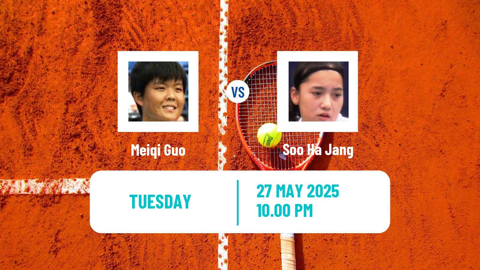 Tennis ITF W15 Maanshan 5 Women Meiqi Guo - Soo Ha Jang