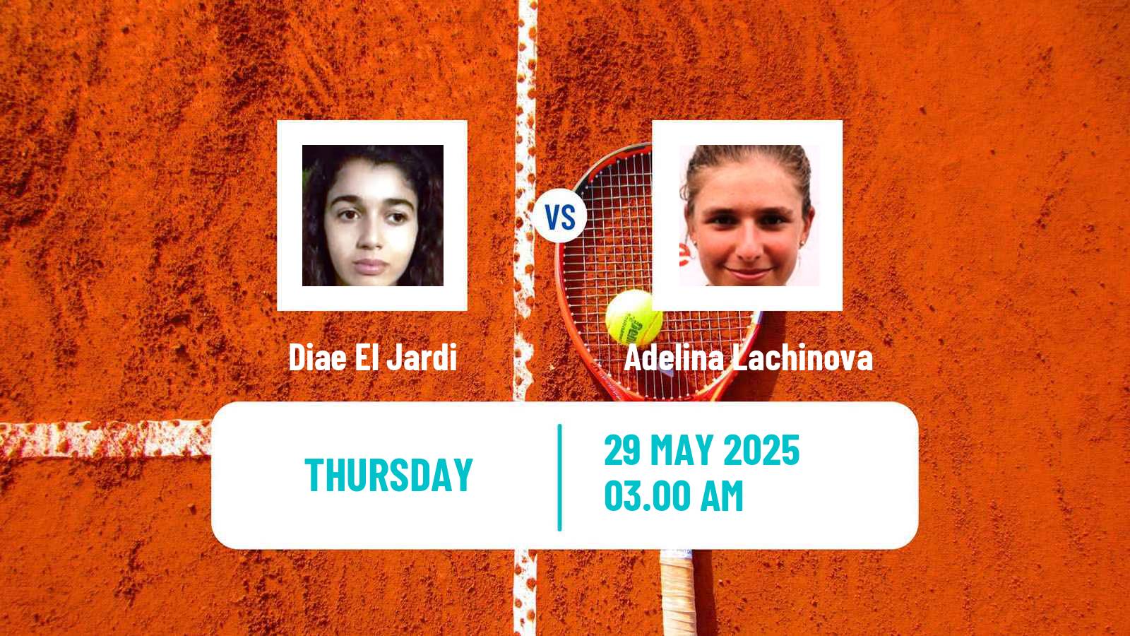 Tennis ITF W15 Kayseri Women Diae El Jardi - Adelina Lachinova