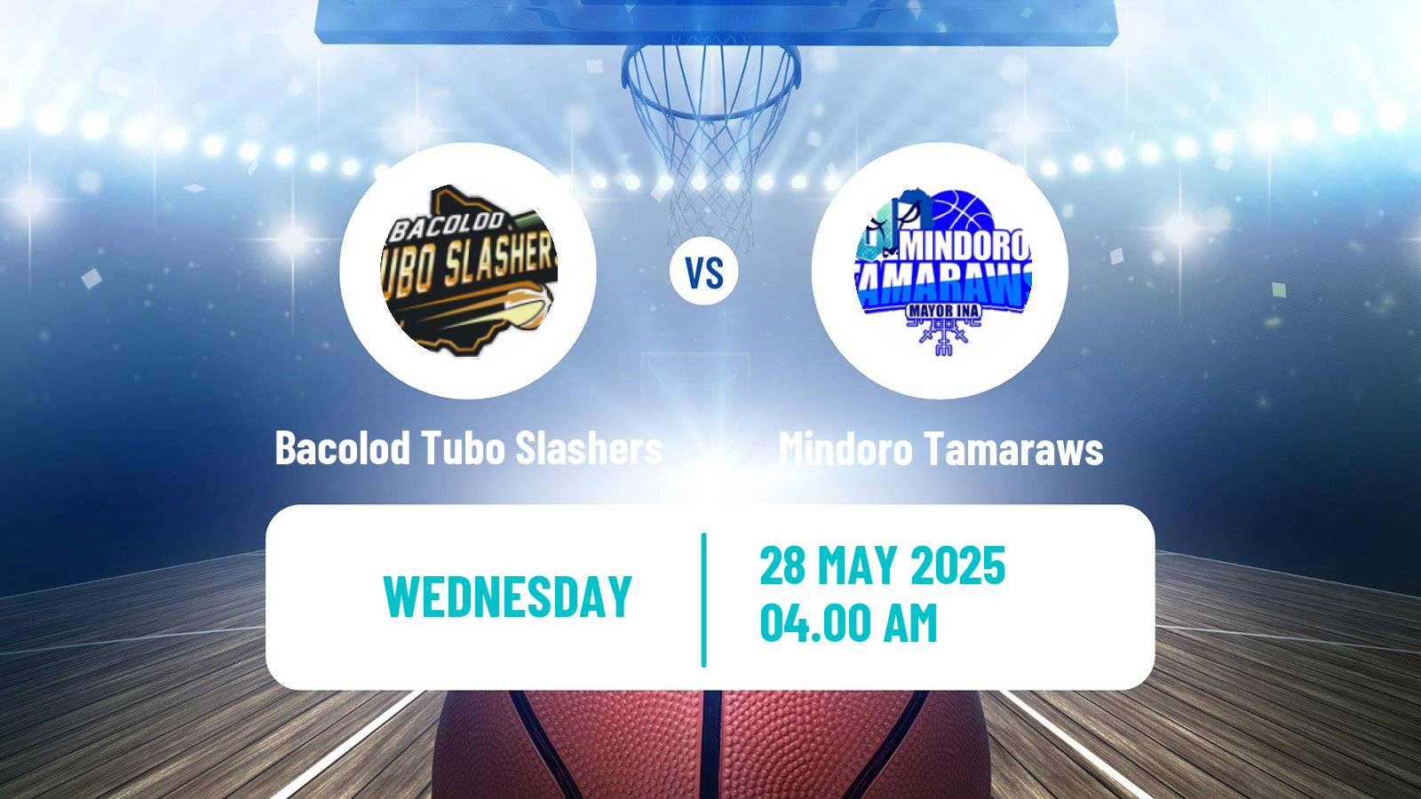 Basketball Philippines MBPL  Bacolod Tubo Slashers - Mindoro Tamaraws