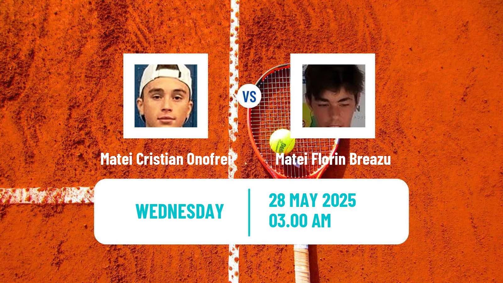 Tennis ITF M25 Satu Mare Men Matei Cristian Onofrei - Matei Florin Breazu