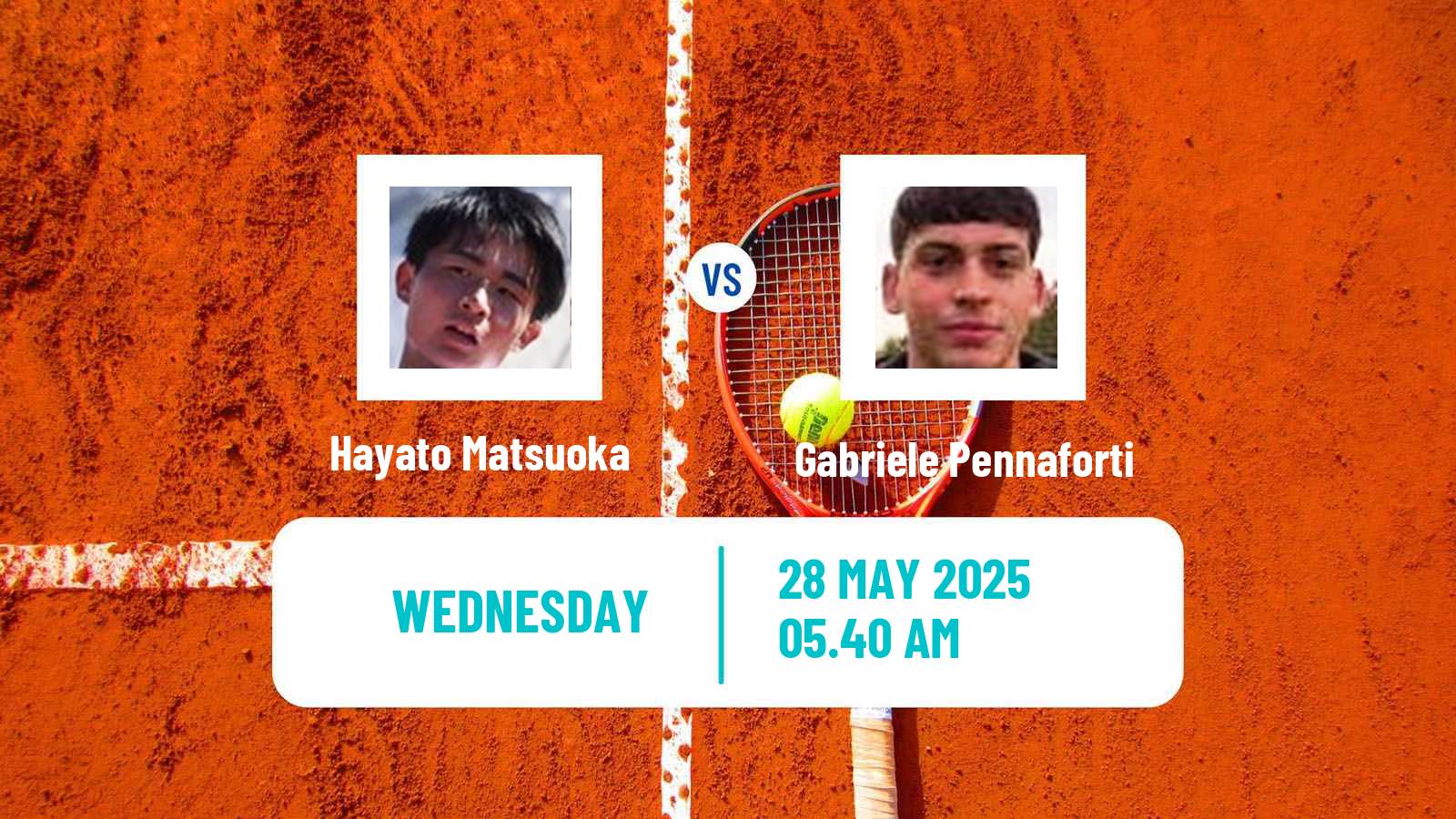 Tennis ITF M25 Bol 3 Men Hayato Matsuoka - Gabriele Pennaforti