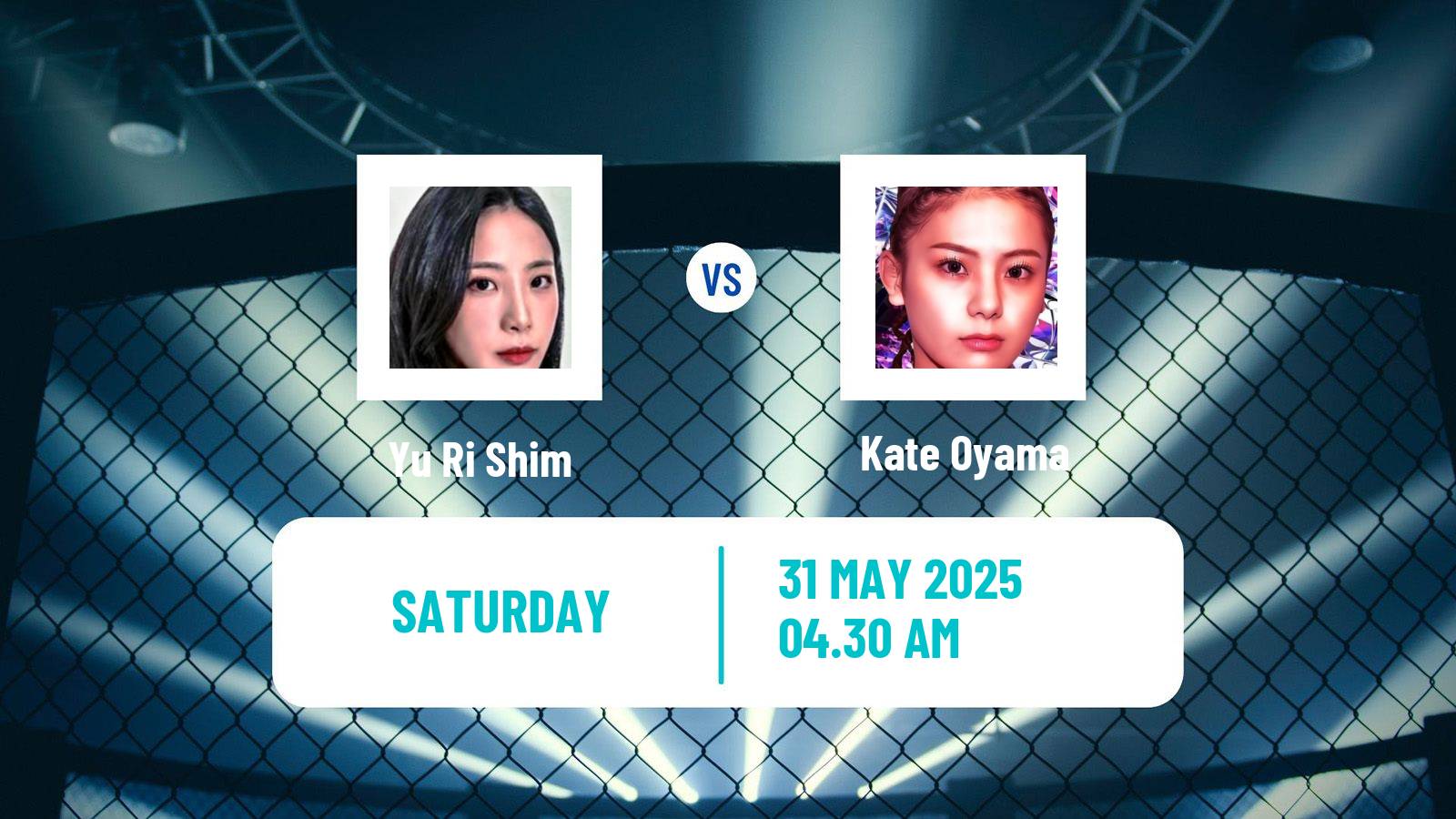 MMA Atomweight Rizin Women Yu Ri Shim - Kate Oyama